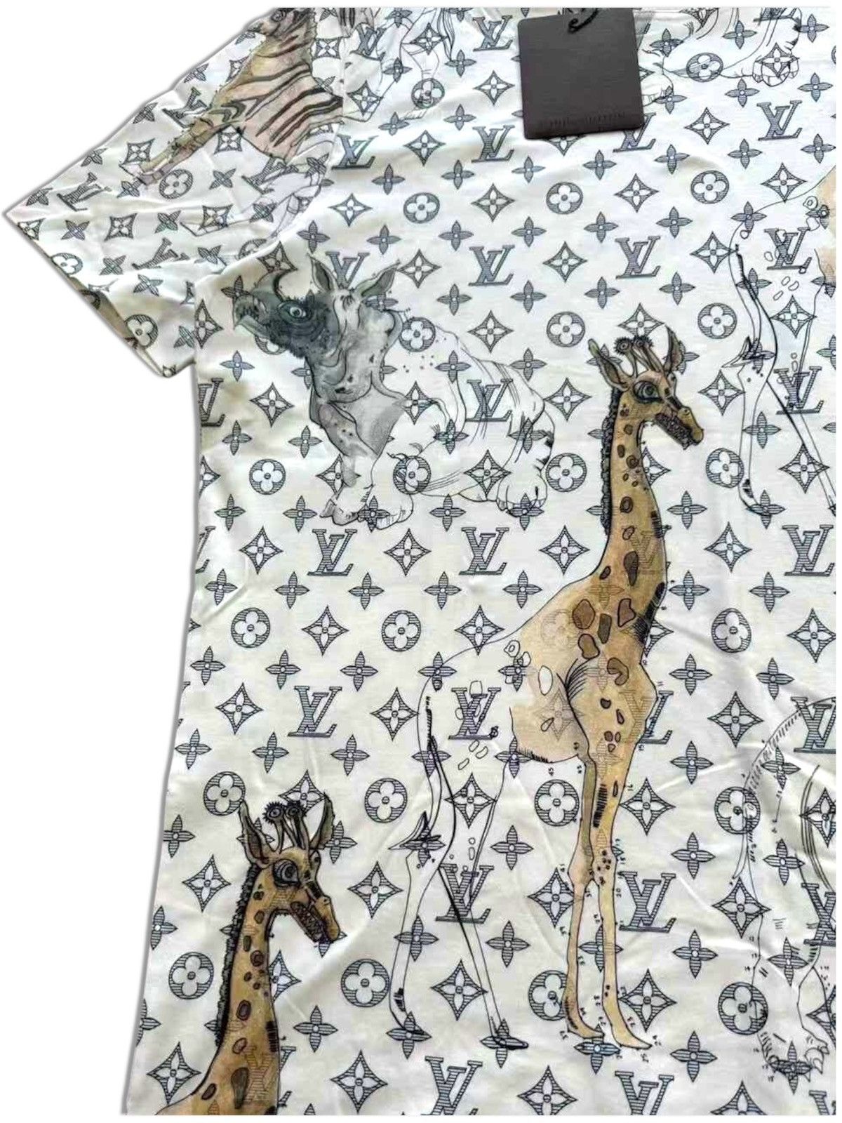 Louis Vuitton Louis Vuitton x Chapman Brothers Monogram Animals T-shirt Size US L / EU 52-54 / 3 - 3 Thumbnail