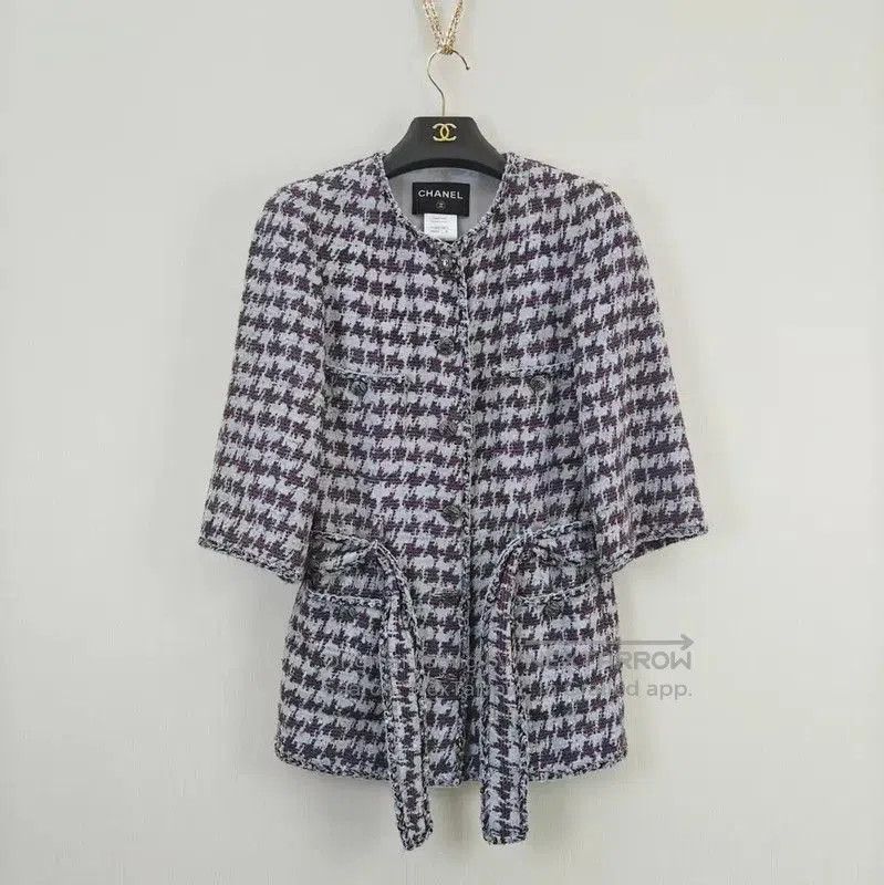 Chanel Chanel Gray Wool Blend Long Sleeve Cardigan . Size M / US 6-8 / IT 42-44 - 1 Thumbnail