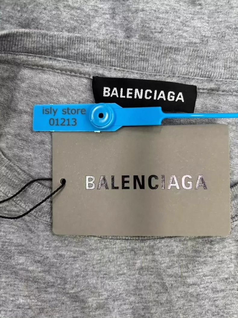 Balenciaga Balenciaga Small Logo Slogan Short Sleeve Size US S / EU 44-46 / 1 - 3 Thumbnail