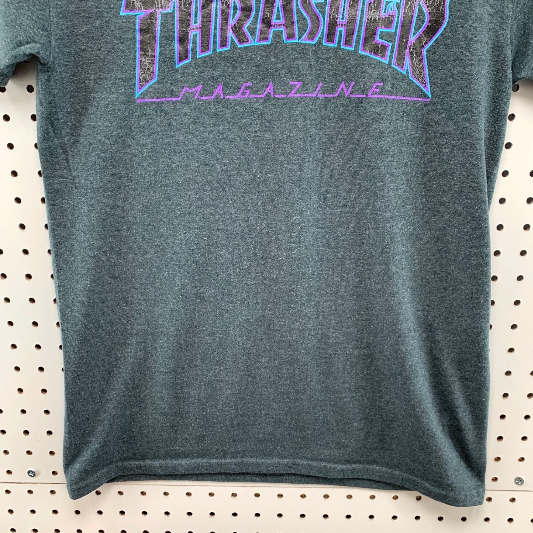 Thrasher VINTAGE Thrasher Shirt Mens Small Blue Purple Flame Skateboard Fire Graphic 17.5x28 Size US S / EU 44-46 / 1 - 3 Thumbnail