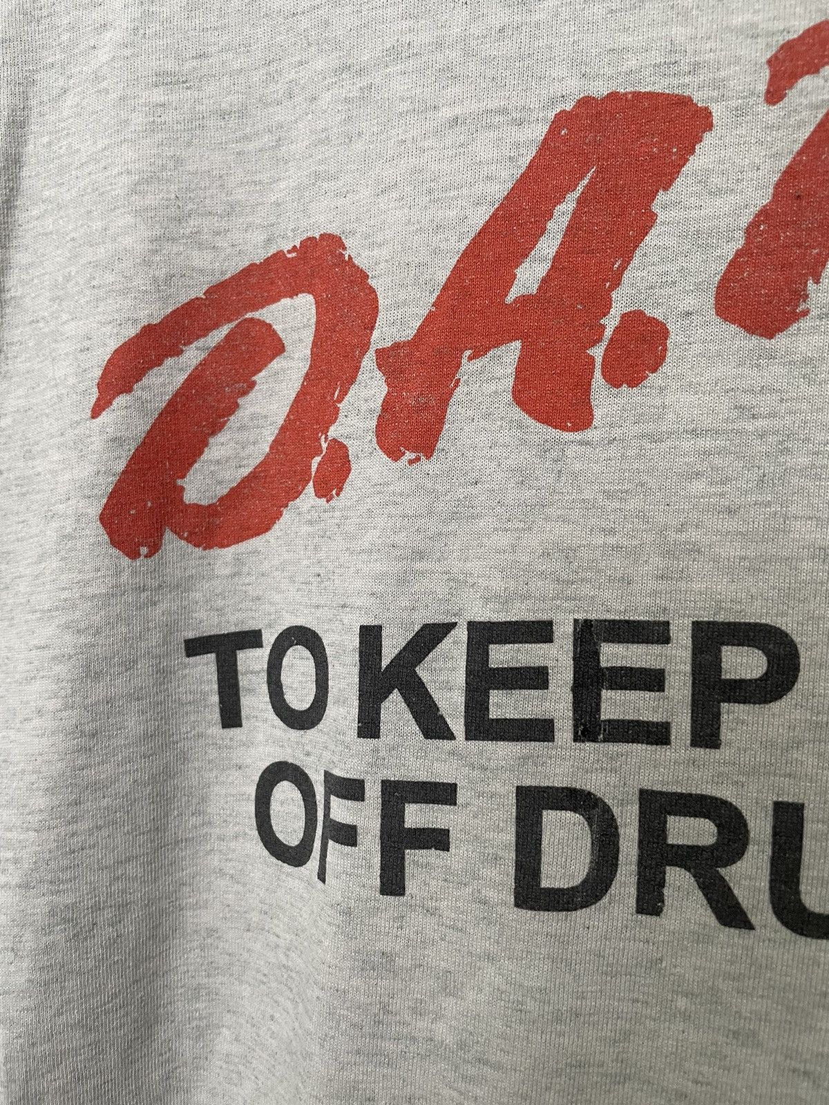 D.A.R.E × Vintage Vintage 80s D.A.R.E. To Keep Kids Off Drugs T Shirt Tee Size US L / EU 52-54 / 3 - 4 Thumbnail
