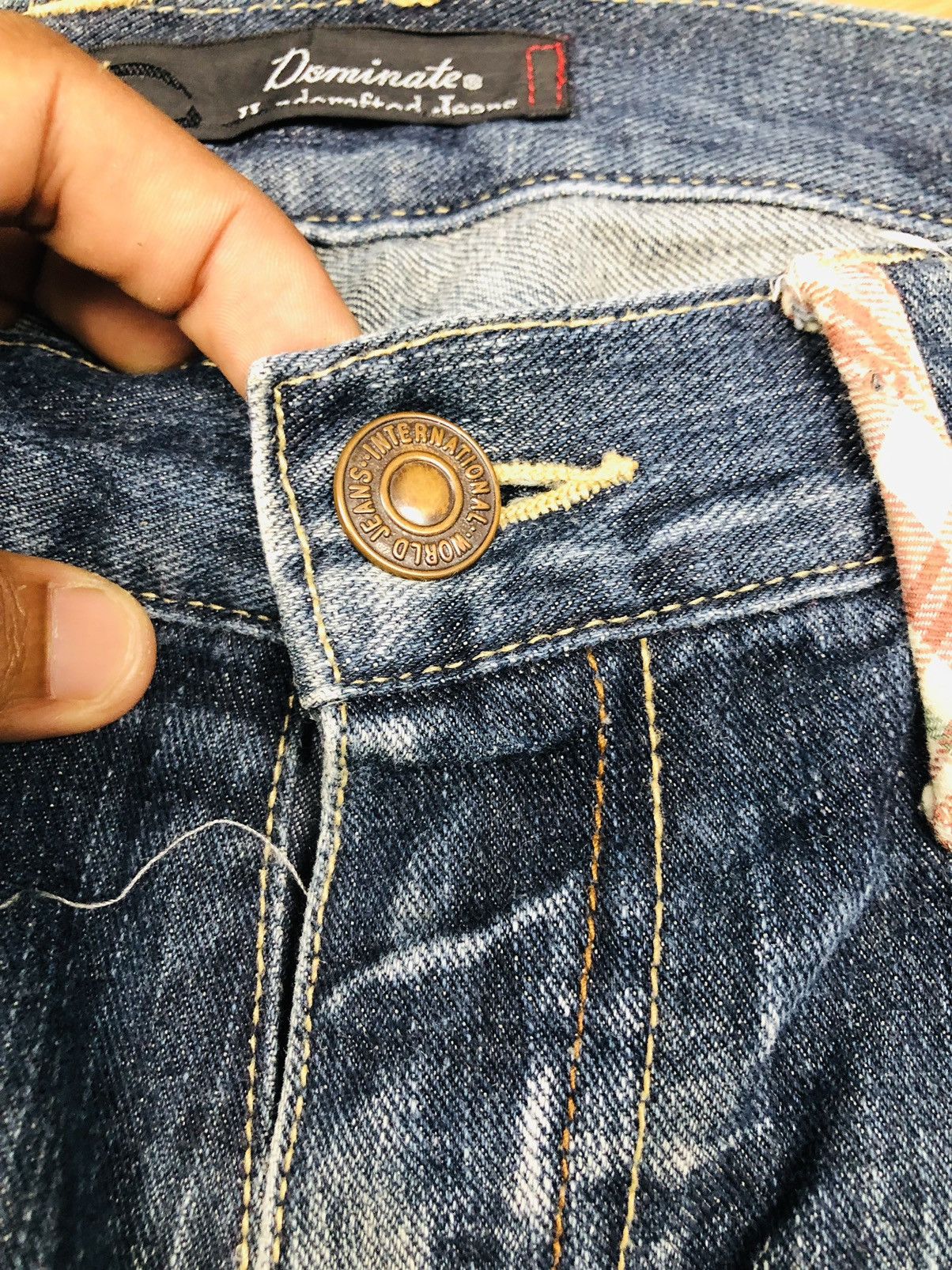 Japanese Brand Dominate Handcrafted Jeans (33) Size US 32 / EU 48 - 8 Thumbnail
