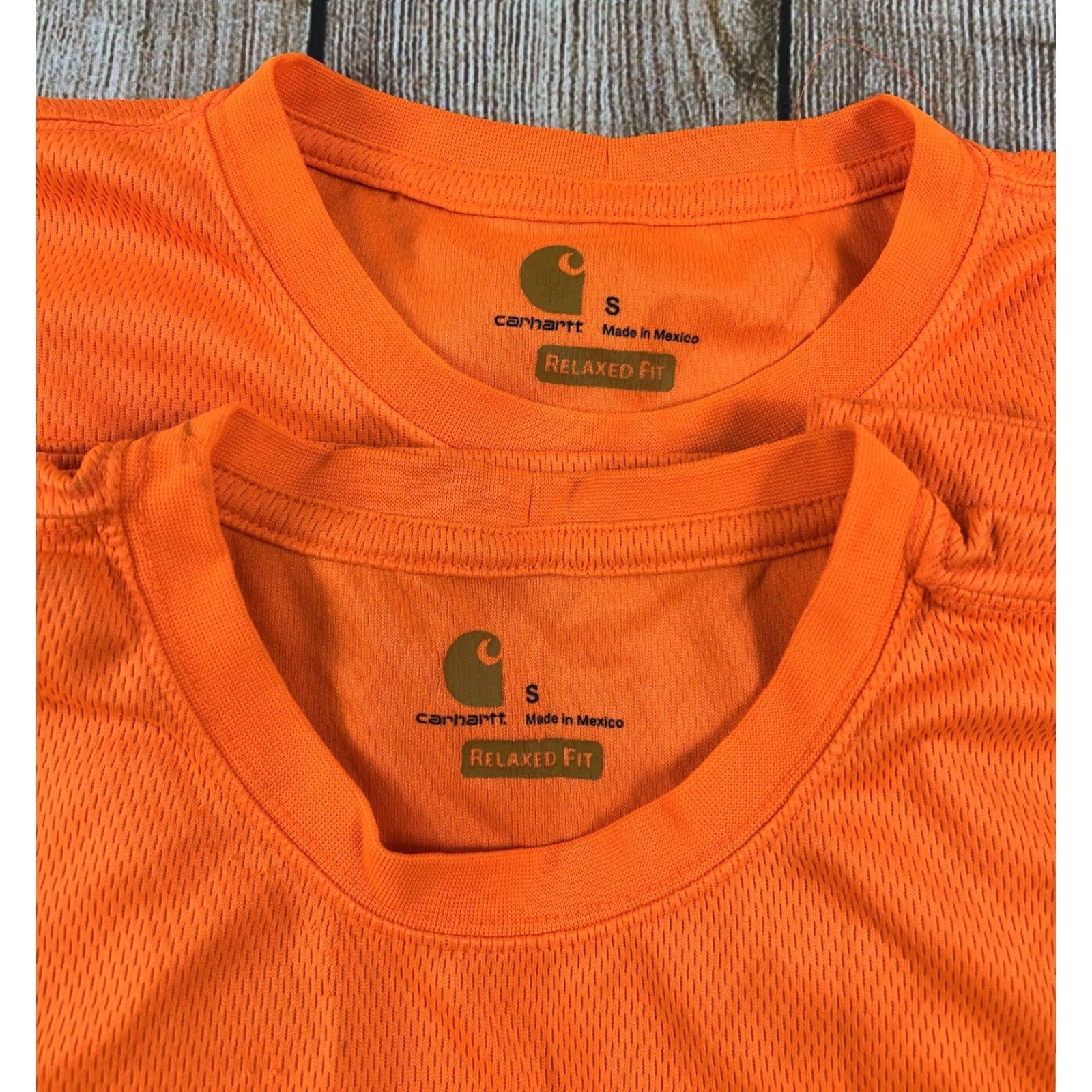 Carhartt Carhartt Shirt Men Orange S High Visibility Relaxed Fit 2 Pack Small Lot Of 2 Size US S / EU 44-46 / 1 - 2 Thumbnail