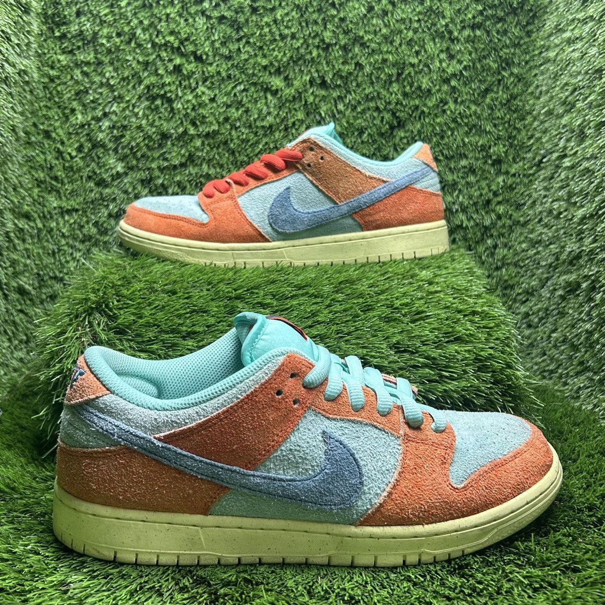 Nike Nike SB Dunk Low “Orange Emerald” Size US 9 / EU 42 - 1 Thumbnail