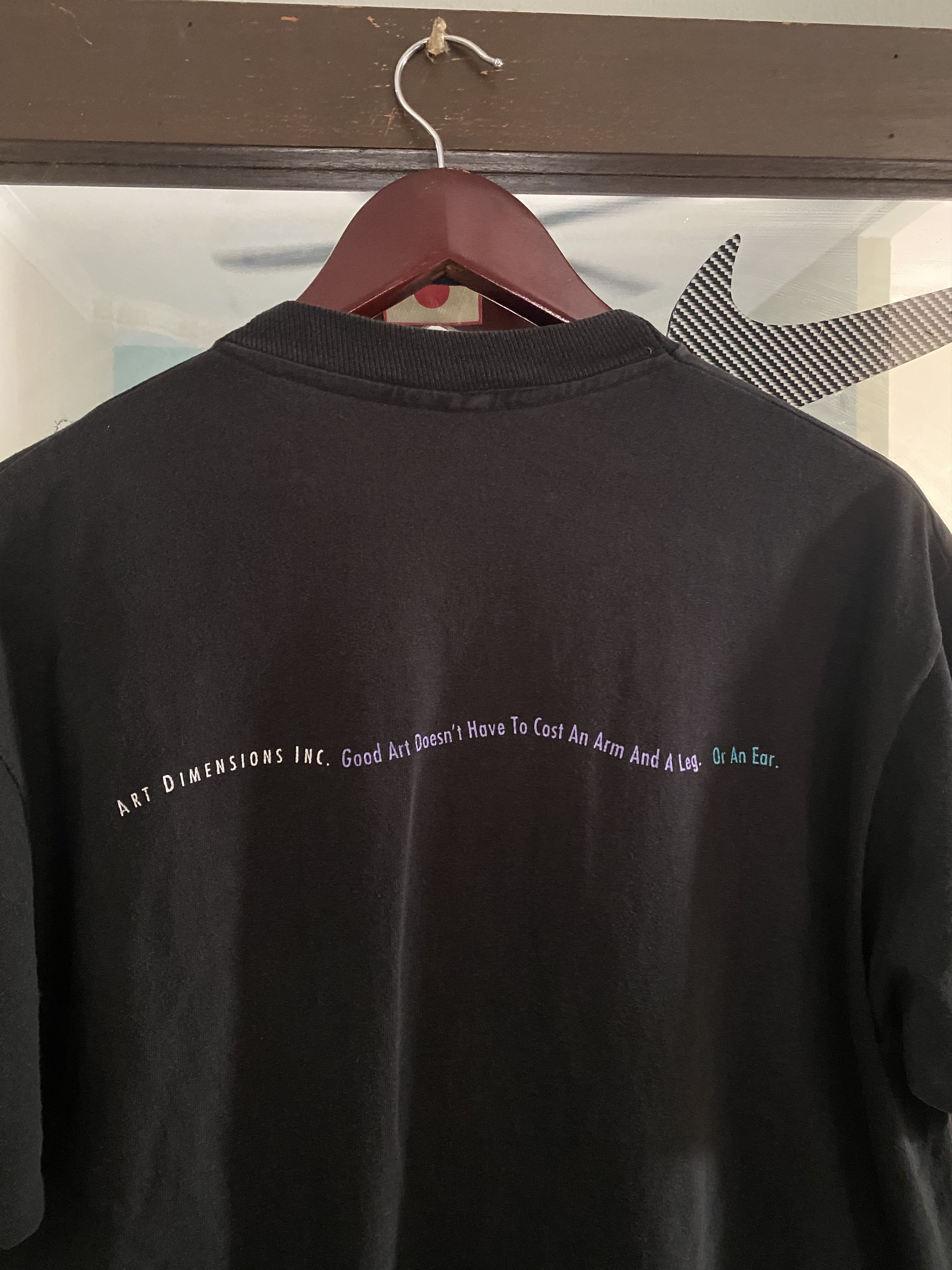 Arts & Science 90s Vincent Gogh Art Tshirt Good Art Doesn't Have To Cost Size US L / EU 52-54 / 3 - 6 Thumbnail