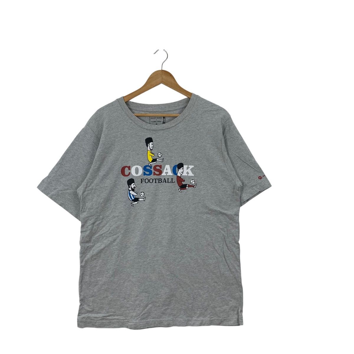 Other SOCCER JUNKY X GLOBAL WORK Cossack Football Tee Shirt Top Size US XL / EU 56 / 4 - 3 Thumbnail