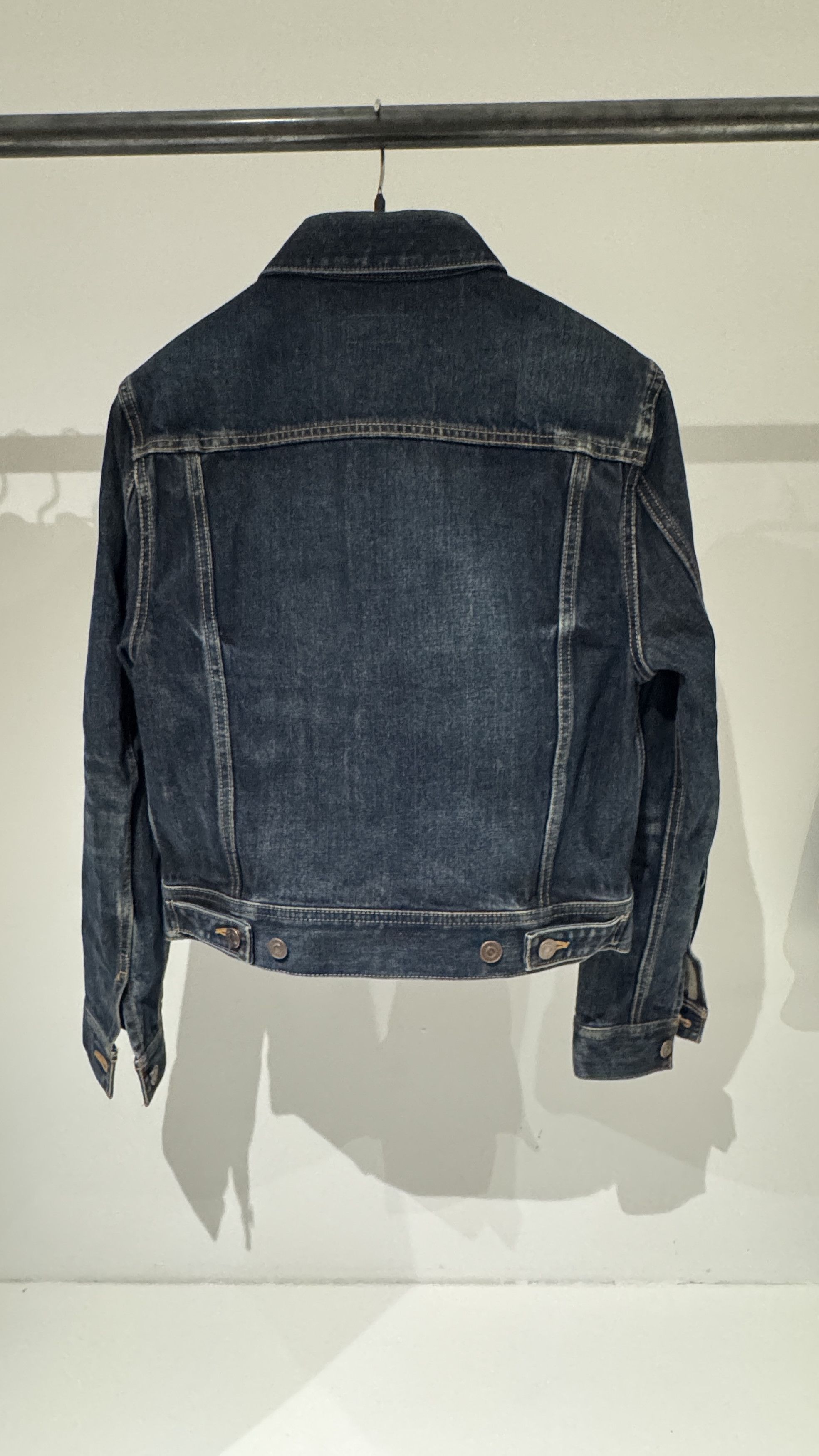 Celine 2020 Hedi Slimane collection faded denim jacket Size US XS / EU 42 / 0 - 2 Thumbnail