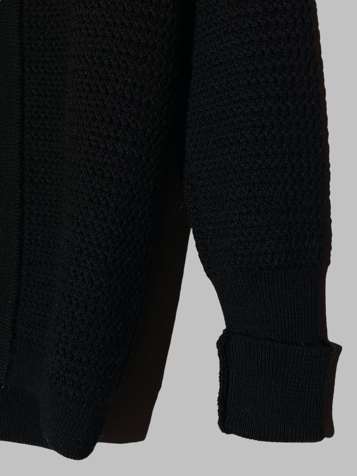Prada Prada 2010 Wool Knit Cardigan With Polyurethane Details Size M / US 6-8 / IT 42-44 - 8 Thumbnail
