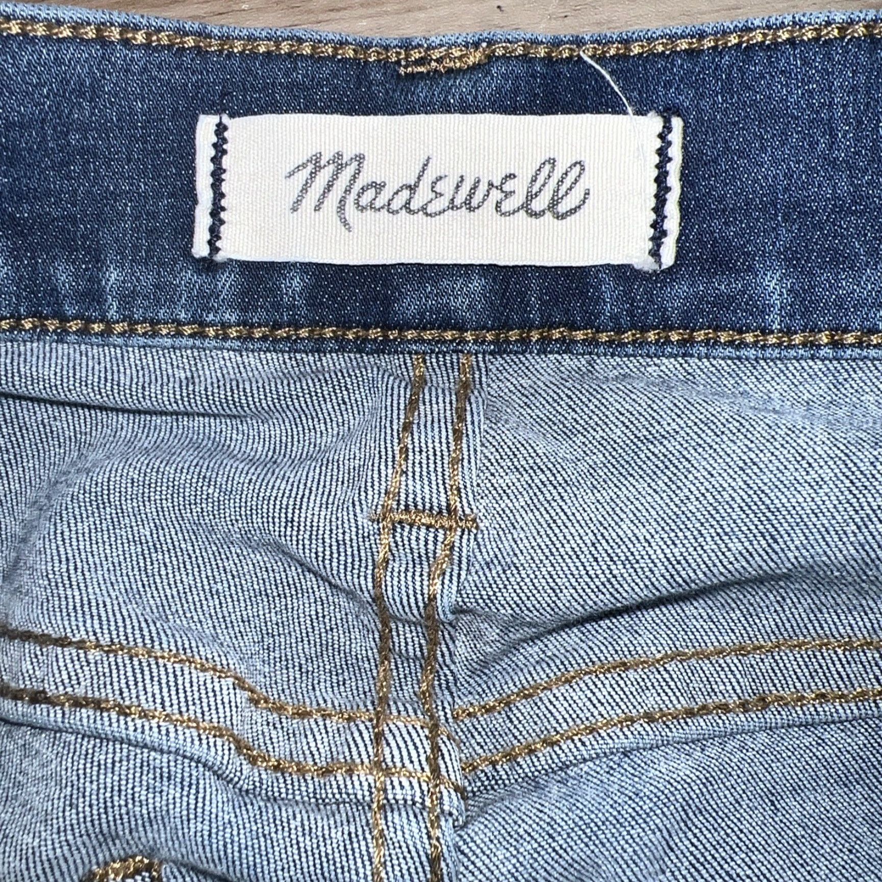 Madewell Madewell Jeans Womens 27 Skinny Distressed 9” High Riser Inseam 28” Blue Size 27" / US 4 / IT 40 - 5 Thumbnail