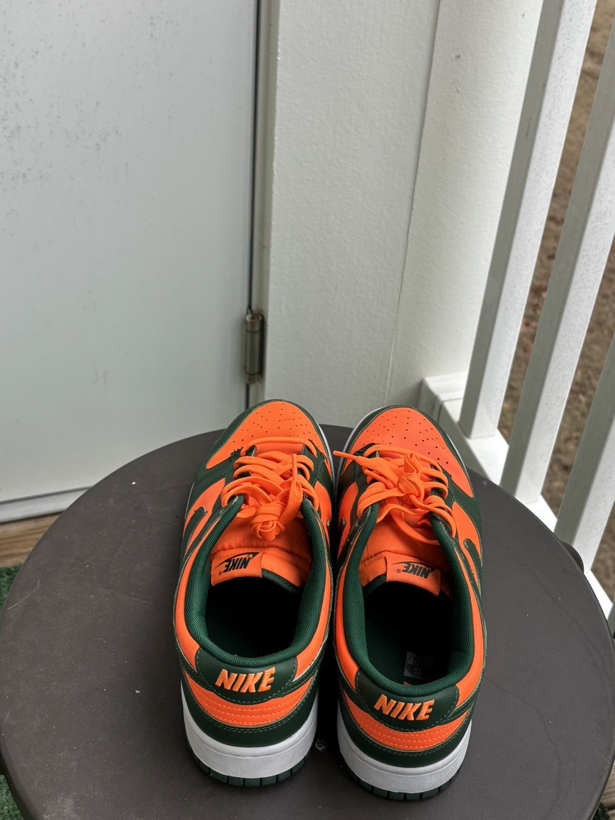 Nike Nike Dunk Low Miami Hurricane Size US 12 / EU 45 - 7 Thumbnail