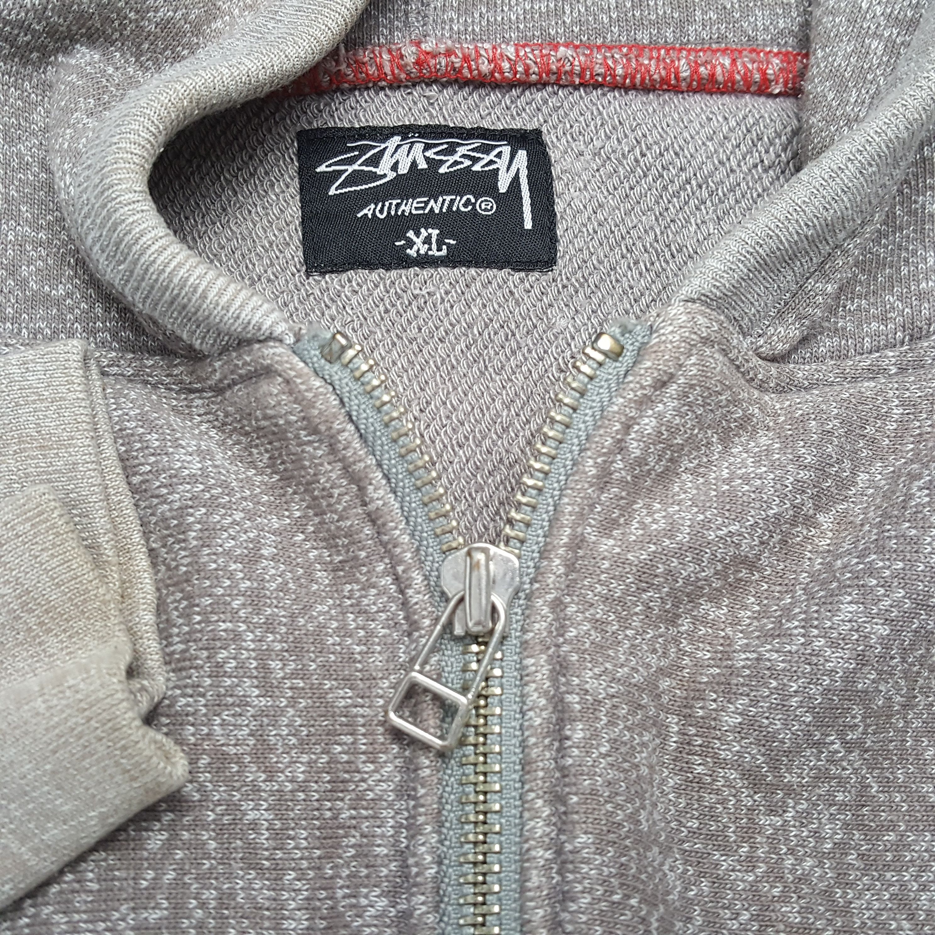 Stussy × Vintage STUSSY Streetwear Skater Style Custom Art Zipper Hoodies Size US XL / EU 56 / 4 - 9 Thumbnail