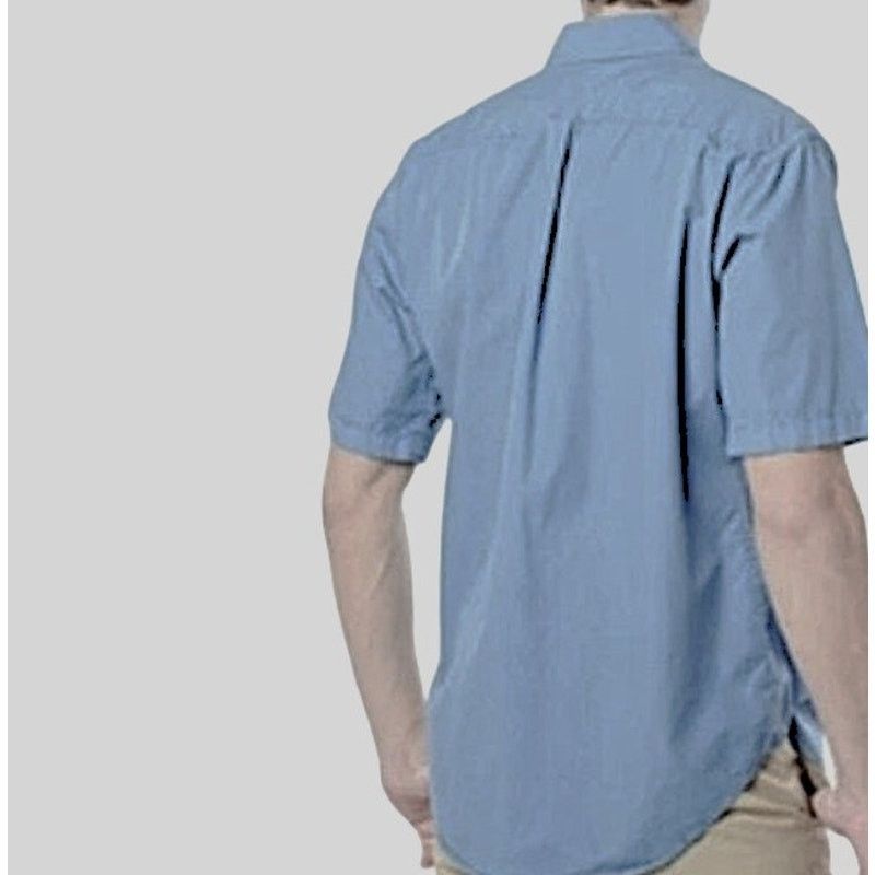 Peter Millar PETER MILLAR Seaside Washed Solid Sport Shirt Silk Cotton SS Size US L / EU 52-54 / 3 - 2 Thumbnail