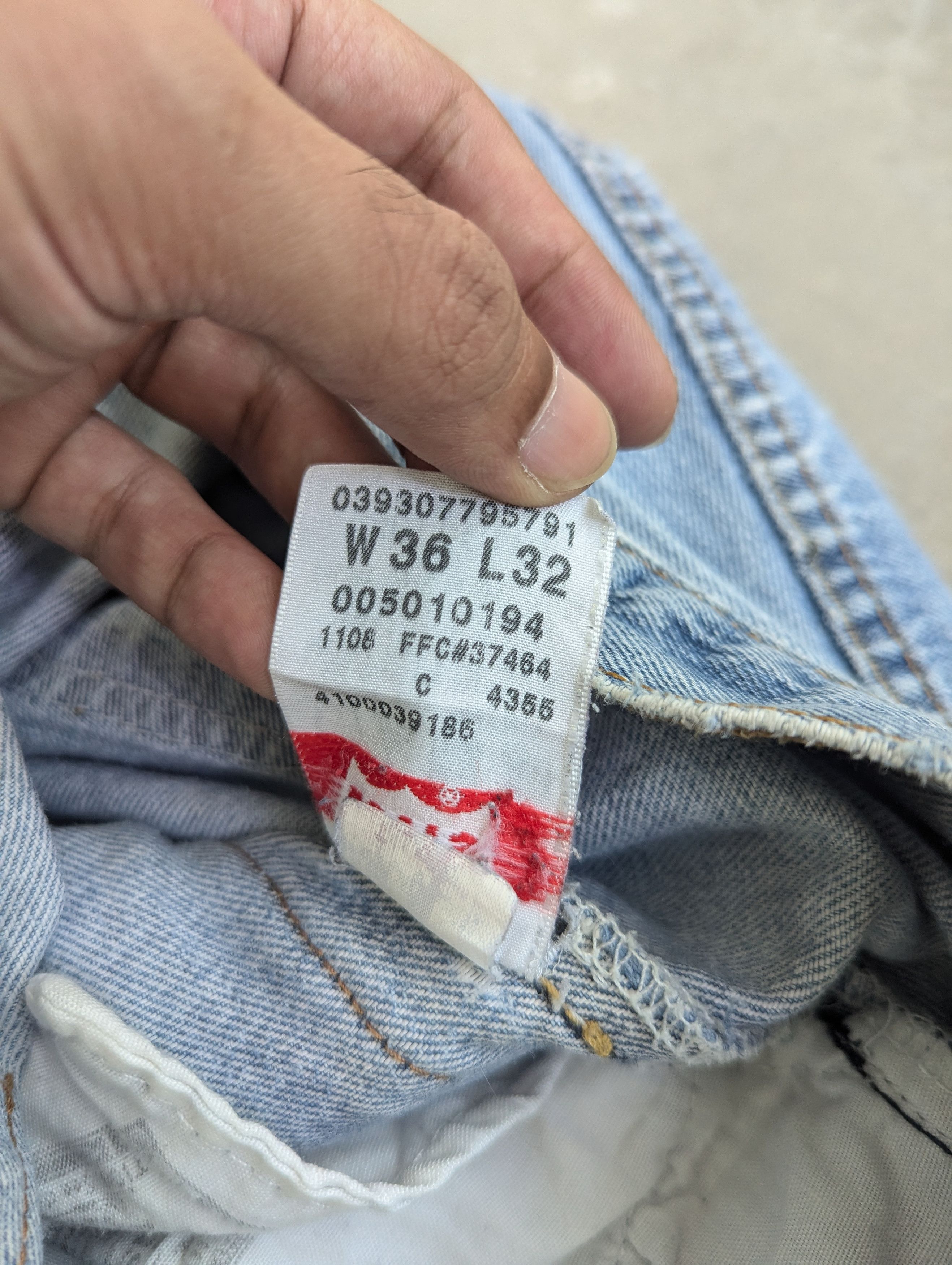 Japanese Brand × Levi's Vintage Levis 501 Distressed Japanese Archive Size US 35 - 17 Thumbnail