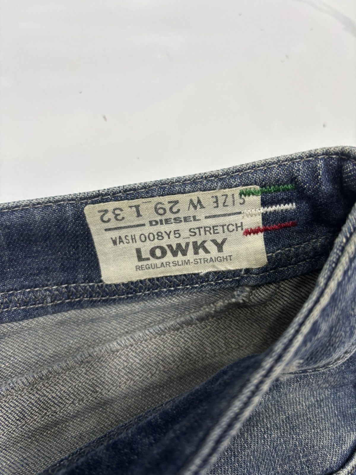 Diesel × Japanese Brand Vintage Diesel Slim Straight Denim Jeans Size US 31 - 10 Thumbnail