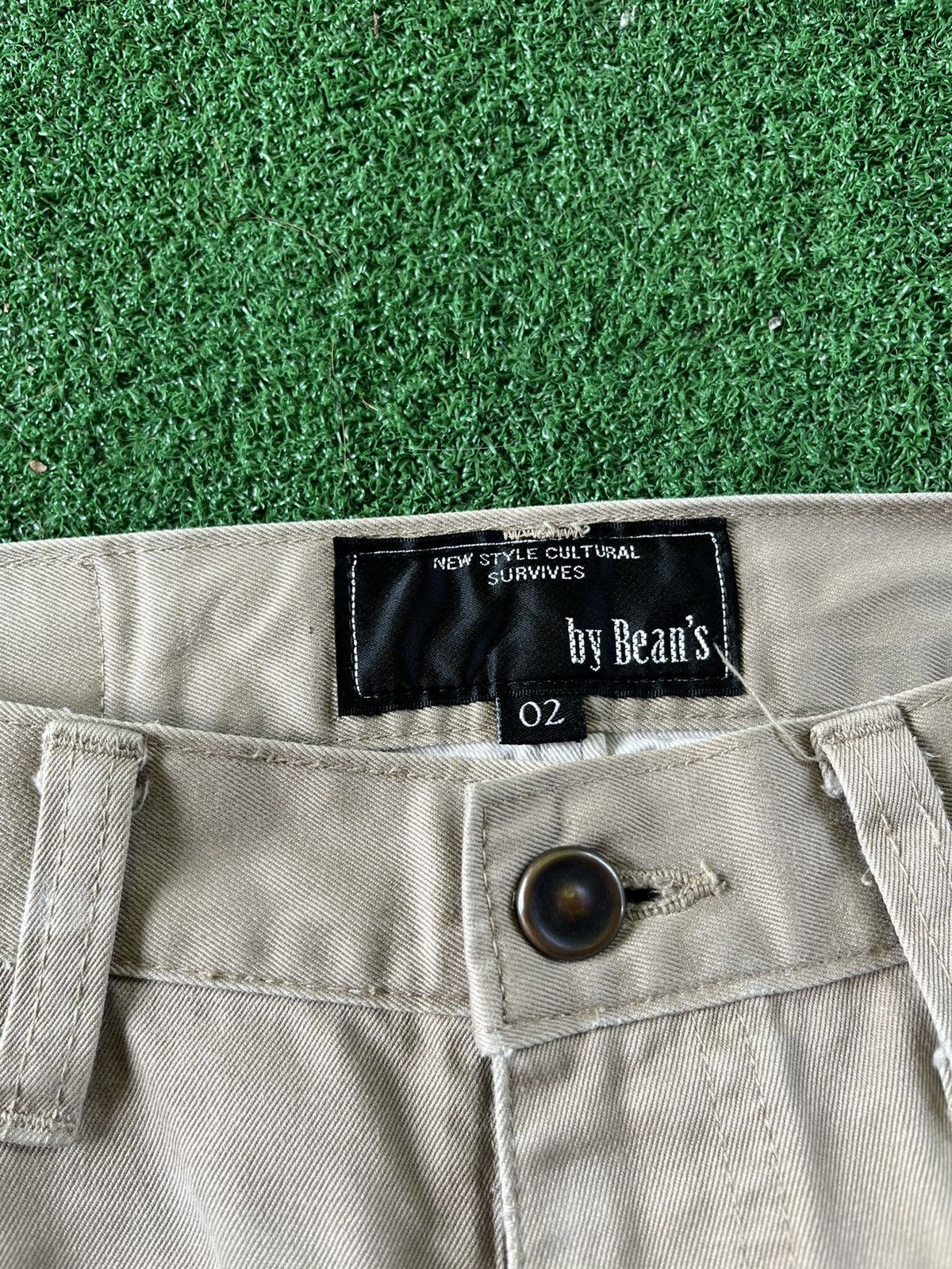 Japanese Brand RARE Mad Punk Monkey Pants Camo Khakis Pants By Beans Size US 31 - 4 Thumbnail