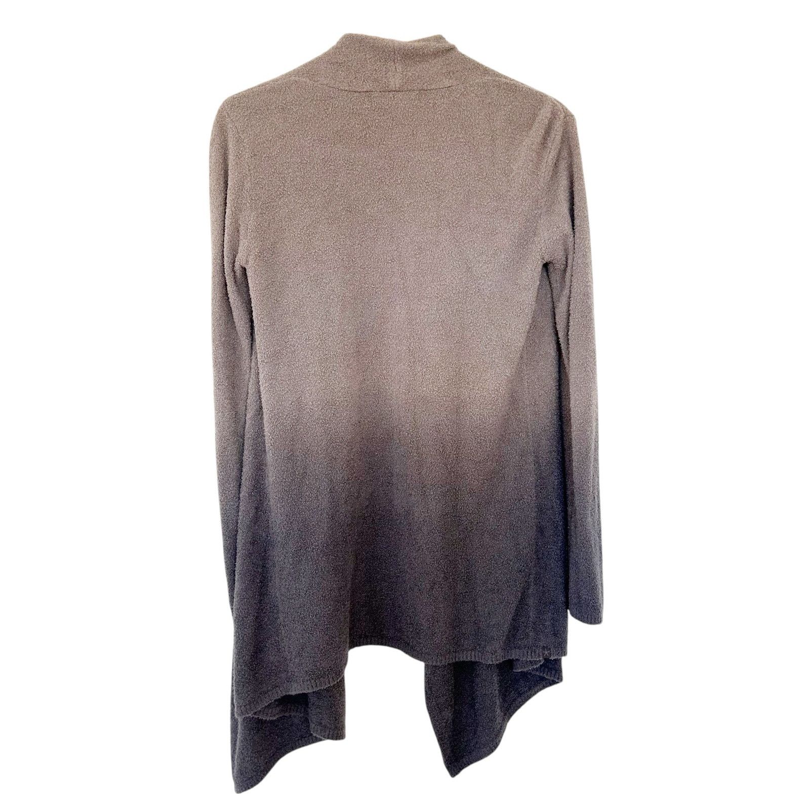 Other Barefoot Dreams Cozychic Ultra Lite Brown Ombre Cardigan S/M Size S / US 4 / IT 40 - 4 Thumbnail
