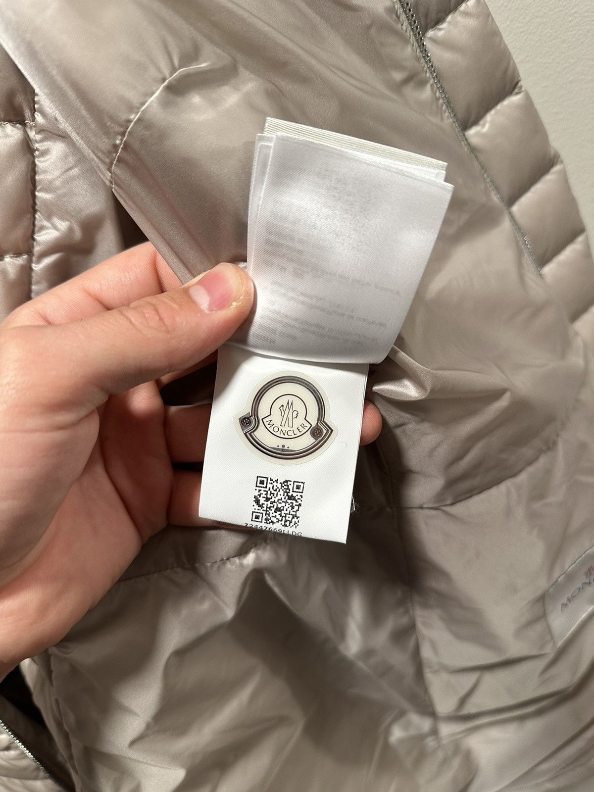 Moncler Moncler Grey Agatelon Long Puffer Jacket Size 2 / Small Size XS / US 0-2 / IT 36-38 - 16 Thumbnail