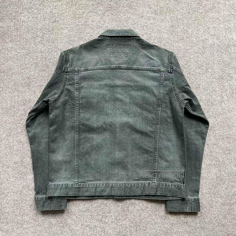Neighborhood Neighborhood Washed Gray Aged Denim Jacket Size US L / EU 52-54 / 3 - 2 Thumbnail