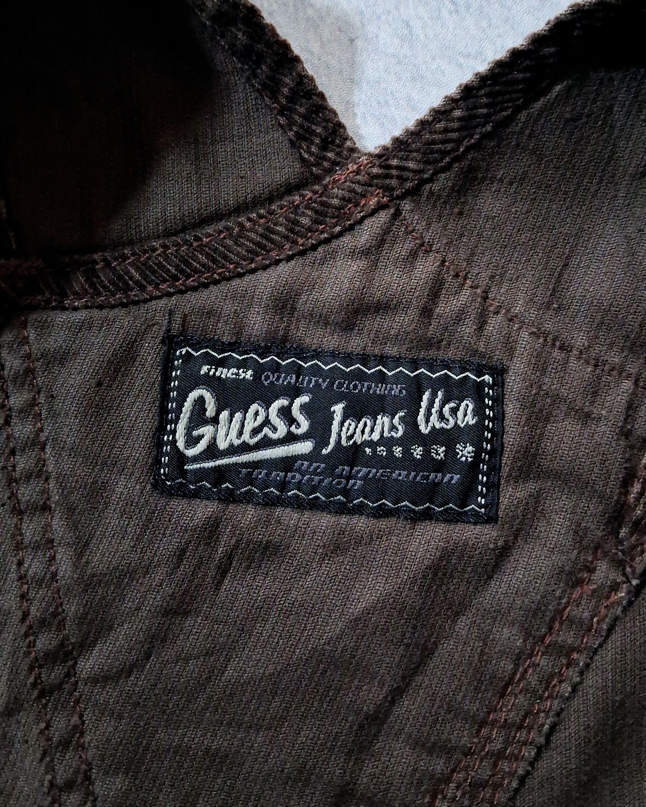 Guess GUESS CARPENTER CORDUROY DECK OVERALL MADE IN USA Size US 32 / EU 48 - 7 Thumbnail