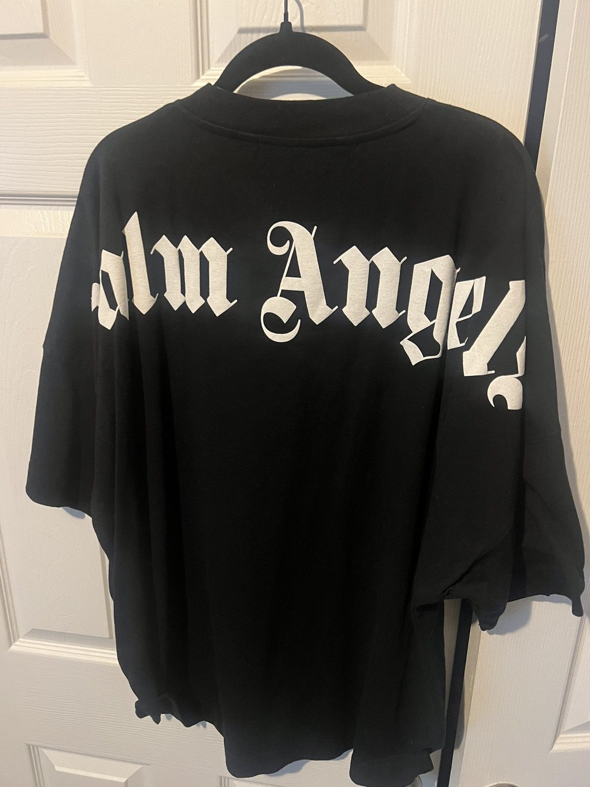 Palm Angels Palm Angels Black Oversized T-Shirt Size US L / EU 52-54 / 3 - 3 Thumbnail