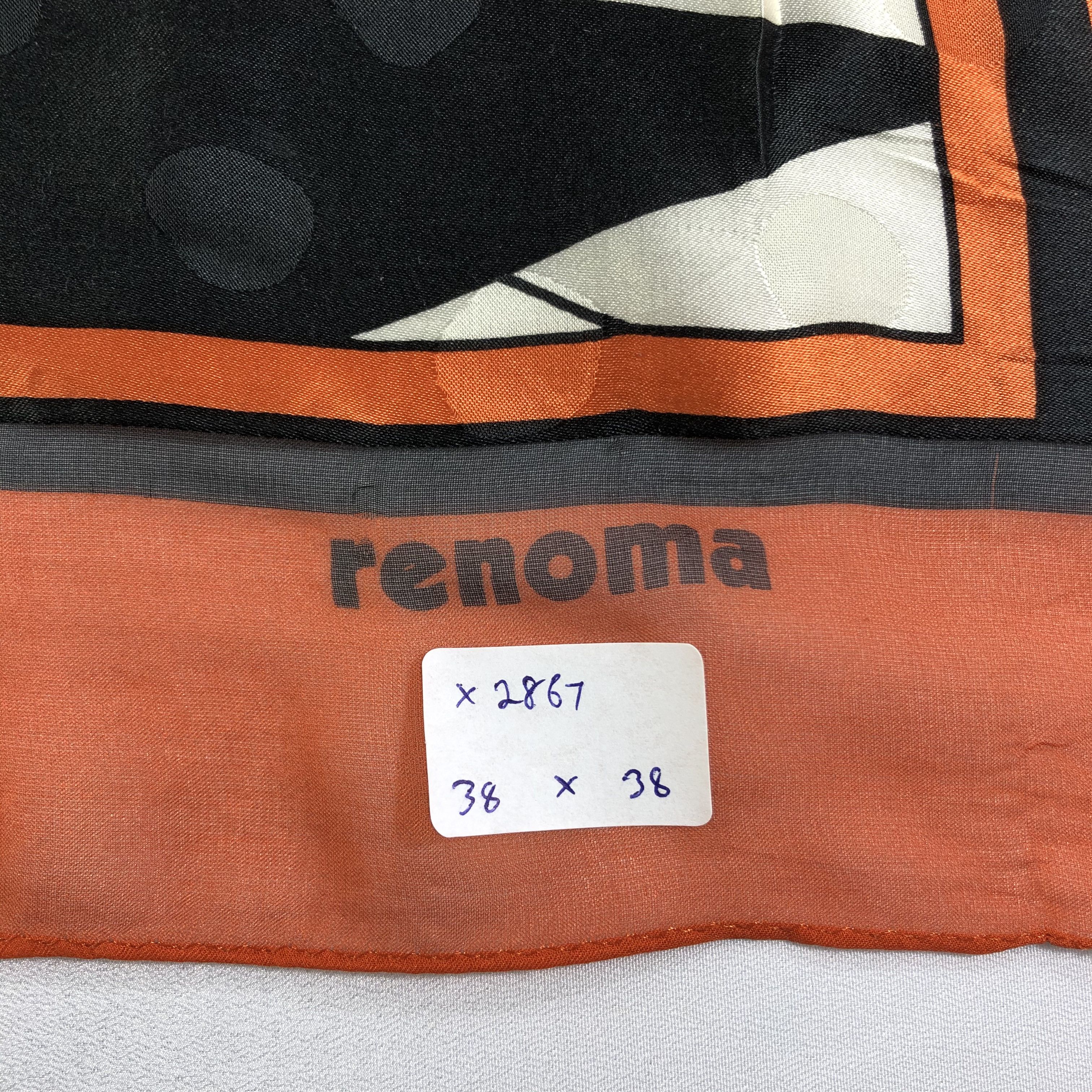 Renoma × Vintage Vintage Renoma Silk Scarf Size ONE SIZE - 6 Thumbnail