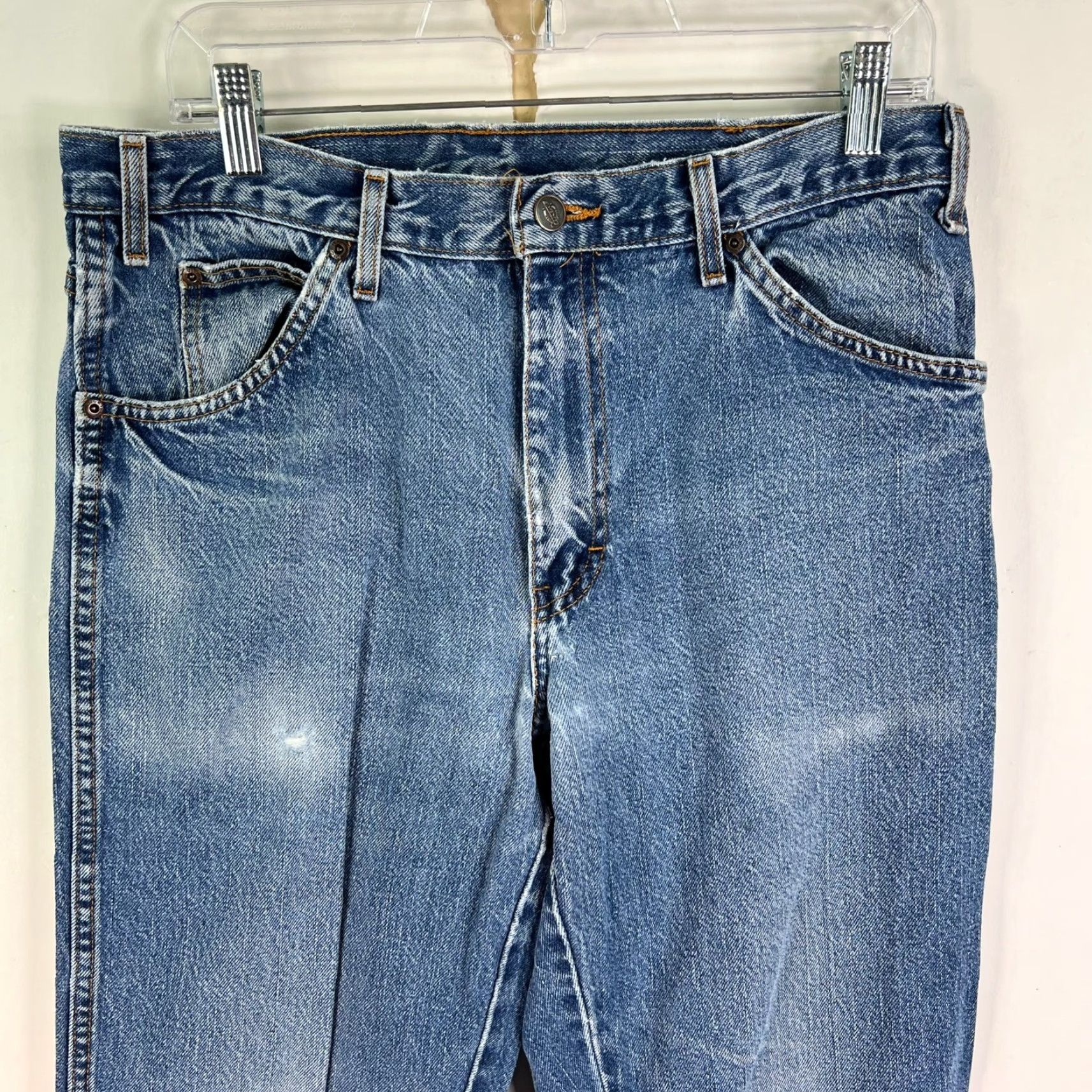 Dickies Vintage Dickies Men’s Jeans Size 32 Straight Leg Distressed Blue 90s USA Cowboy Size US 32 / EU 48 - 2 Thumbnail