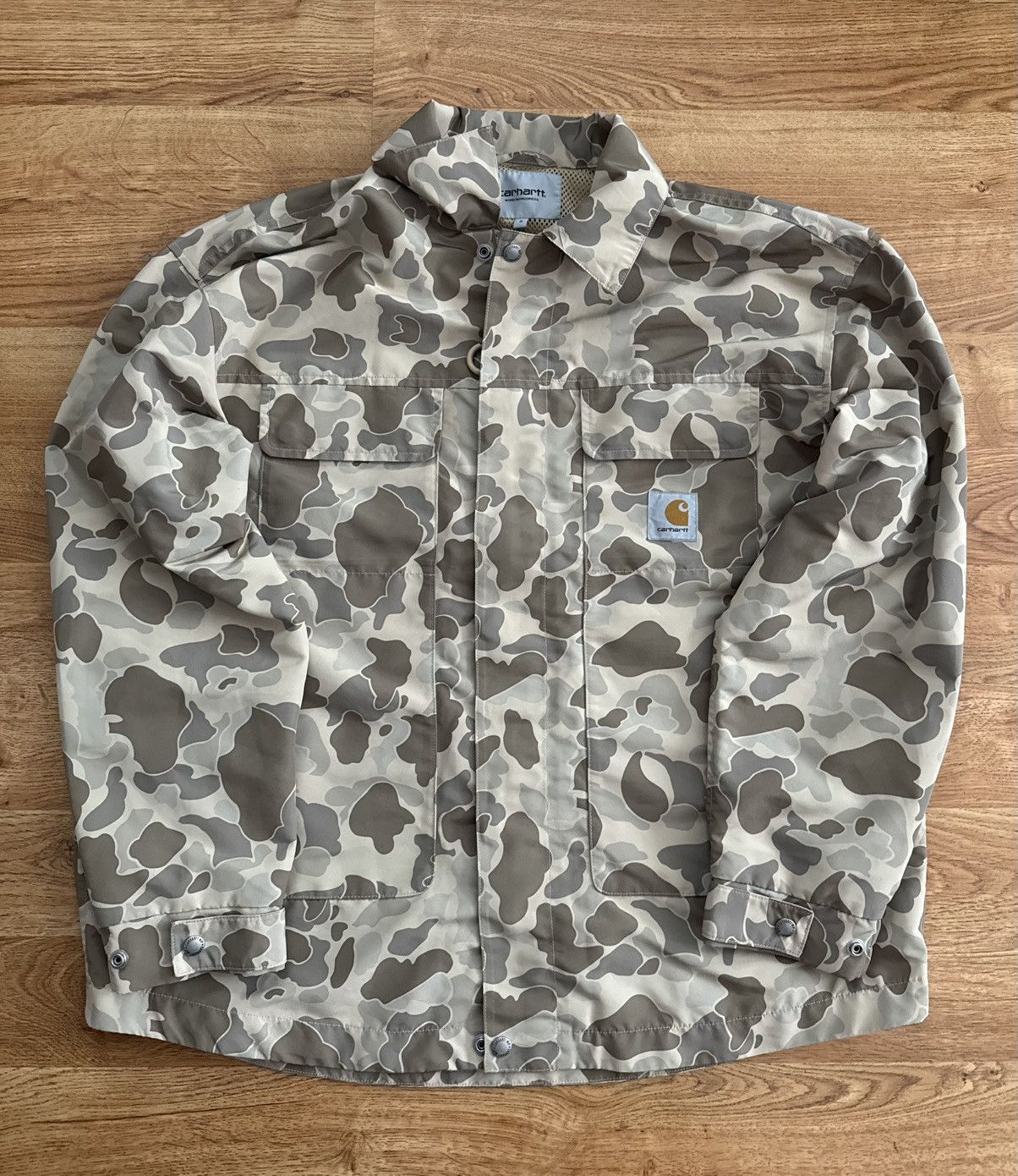 Carhartt Wip Carhartt WIP Liam Jacket Desert Duck Camo Size US S / EU 44-46 / 1 - 1 Thumbnail