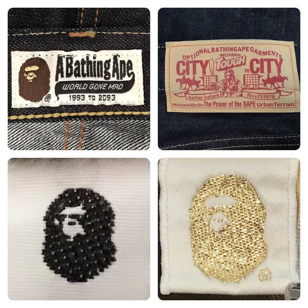 Bape × Nigo BAPE STA Denim Shorts a bathing ape STAR NIGO ★size S Size US 30 / EU 46 - 9 Thumbnail