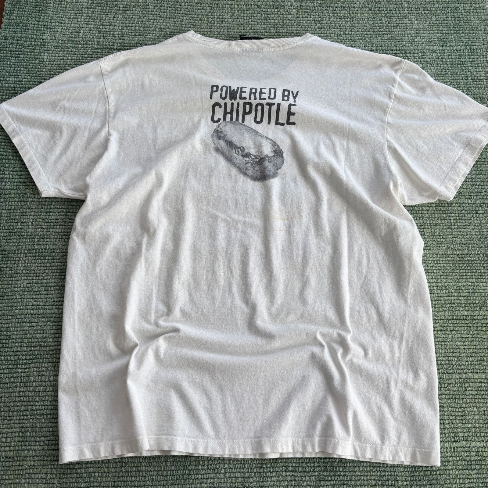 Vintage Vintage Chipotle Employee Tee Shirt Sz XL Double Sided Size US XL / EU 56 / 4 - 2 Thumbnail