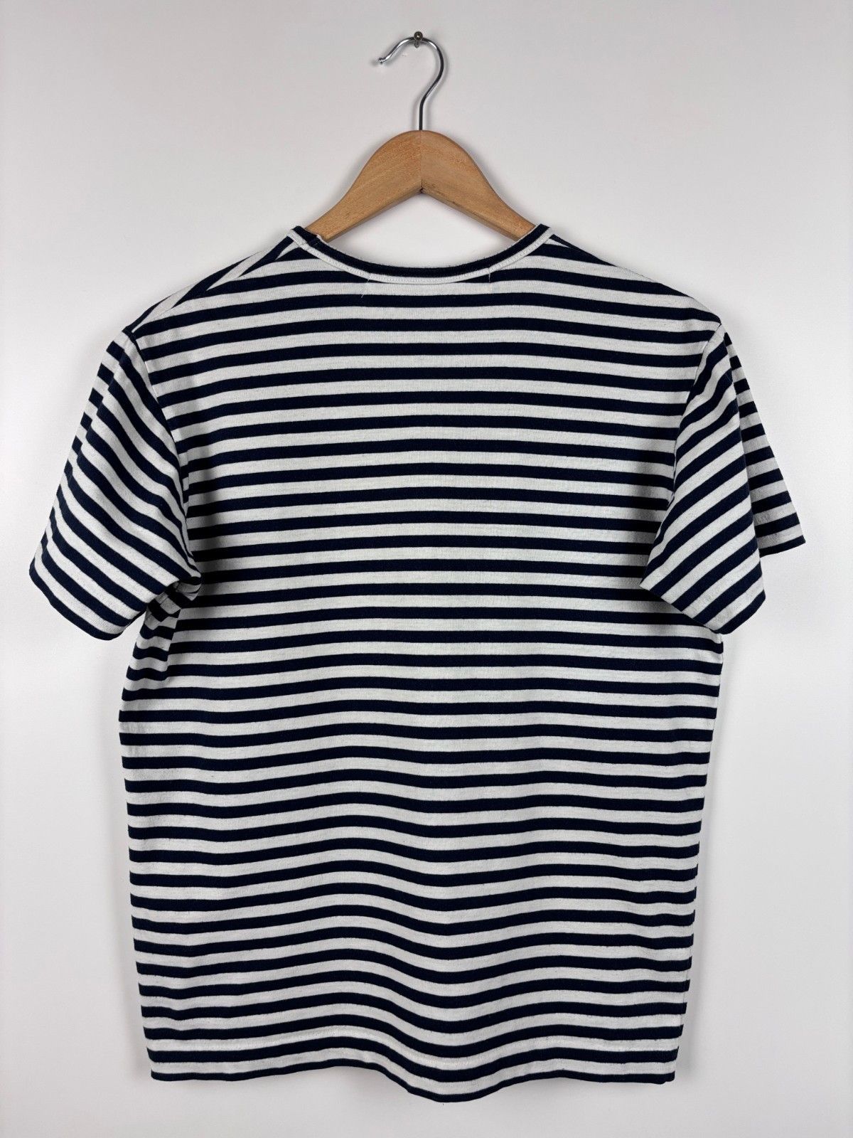 Comme des Garcons PLAY Comme Des Garcons Play Striped T-Shirt White Blue Size ~M Size M / US 6-8 / IT 42-44 - 8 Thumbnail