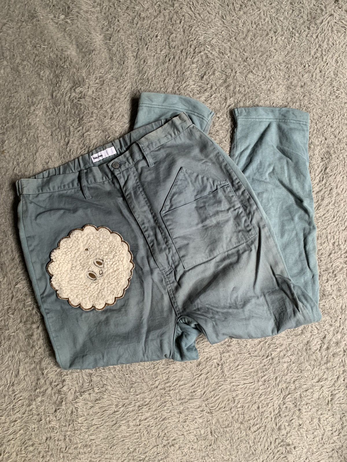 Japanese Brand Vintage Nenet by Issey Miyake Sunfade Drop Cotch Pants Size US 32 / EU 48 - 8 Thumbnail