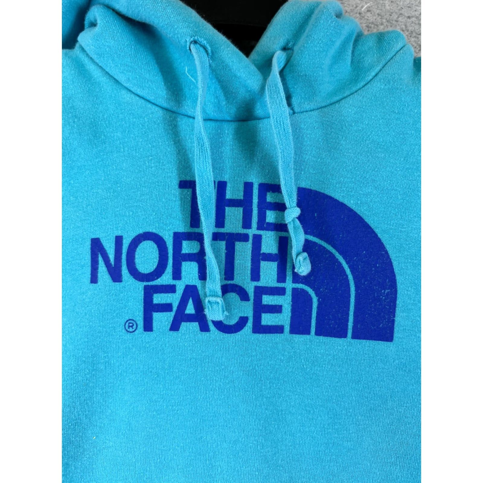 The North Face The North Face Hoodie Womens XS Blue Logo Cotton Blend READ Size XS / US 0-2 / IT 36-38 - 6 Thumbnail