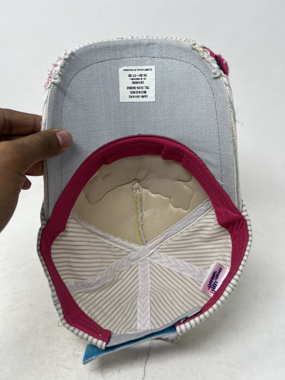 Harley Davidson Y2k J-Pop SMAP "Pop Up!" Distressed Hat Size ONE SIZE - 7 Thumbnail