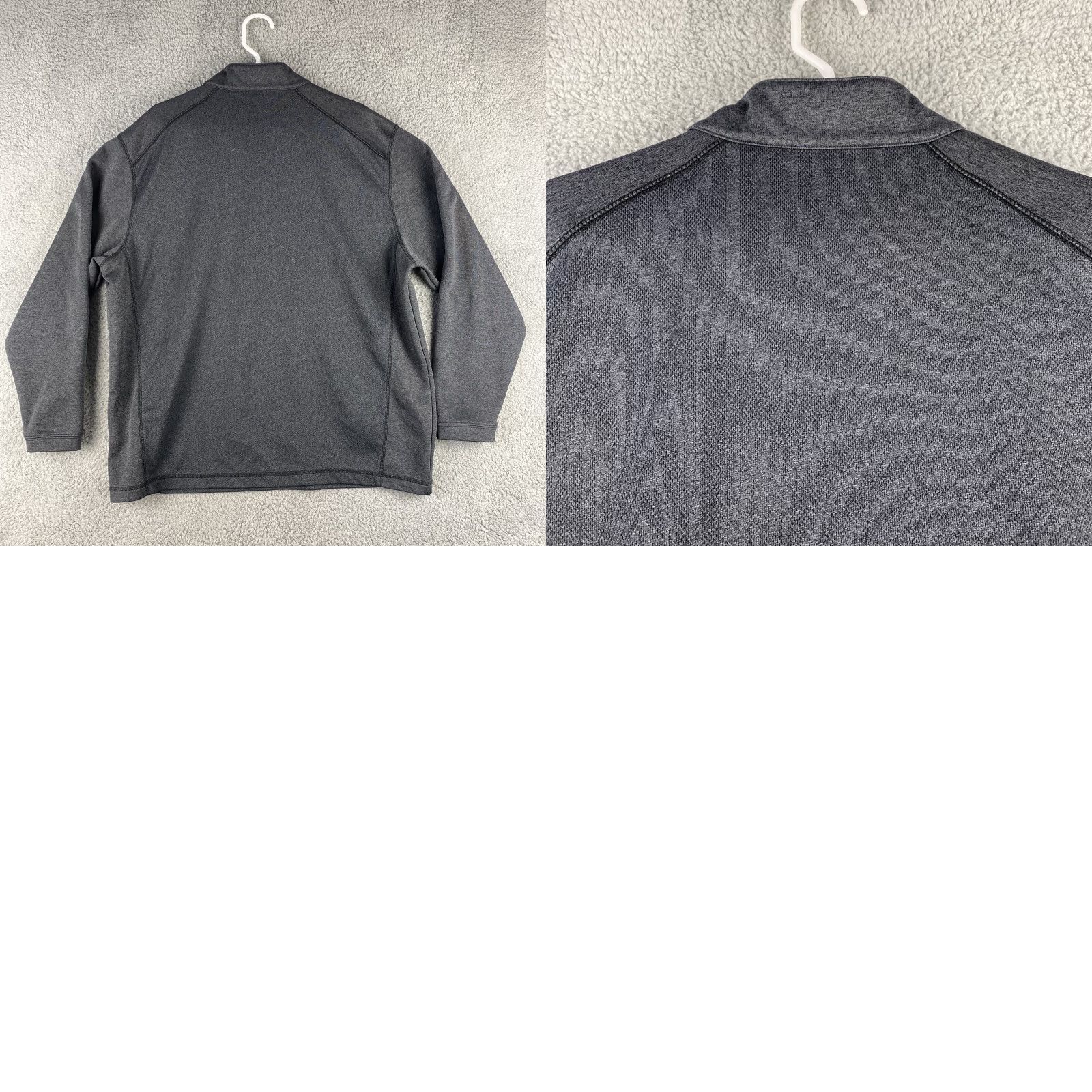 Vintage Pebble Beach 1/4 Zip Active Sweater Long Sleeve Shirt Men’s Large XL gray /43-36 Size US XL / EU 56 / 4 - 8 Thumbnail