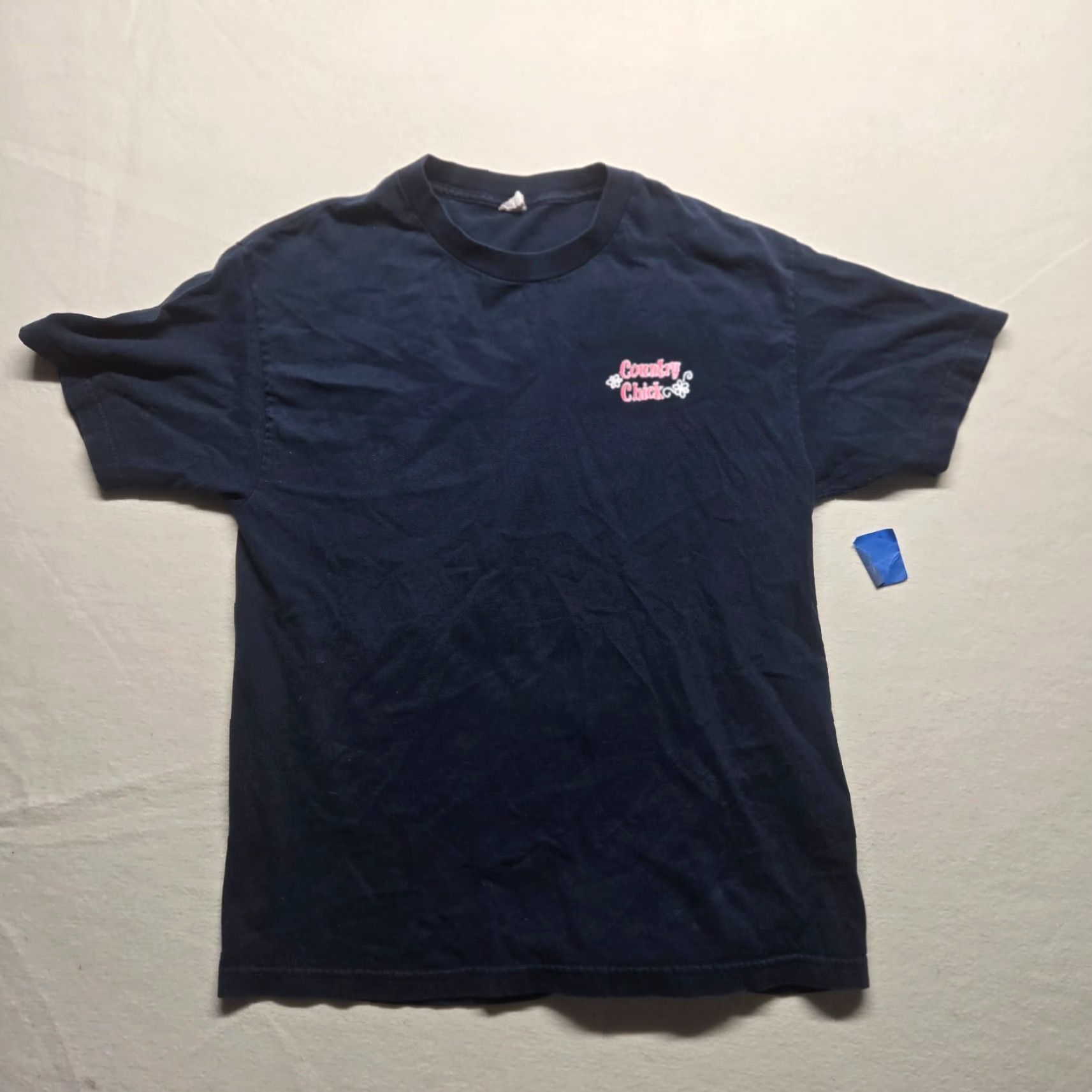 Vintage VINTAGE Simply Southern Women's T-Shirt Casual Short Sleeve L Blue Heart Theme 2000s Size L / US 10 / IT 46 - 2 Thumbnail