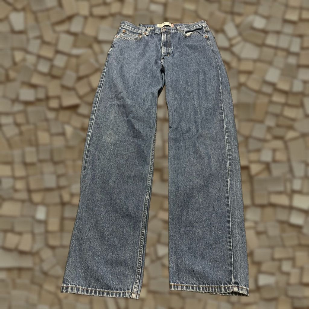 Levi's Levi's Jeans Men's 36x36 Blue Denim Relaxed Fit Straight Leg 550 Size US 36 / EU 52 - 1 Thumbnail
