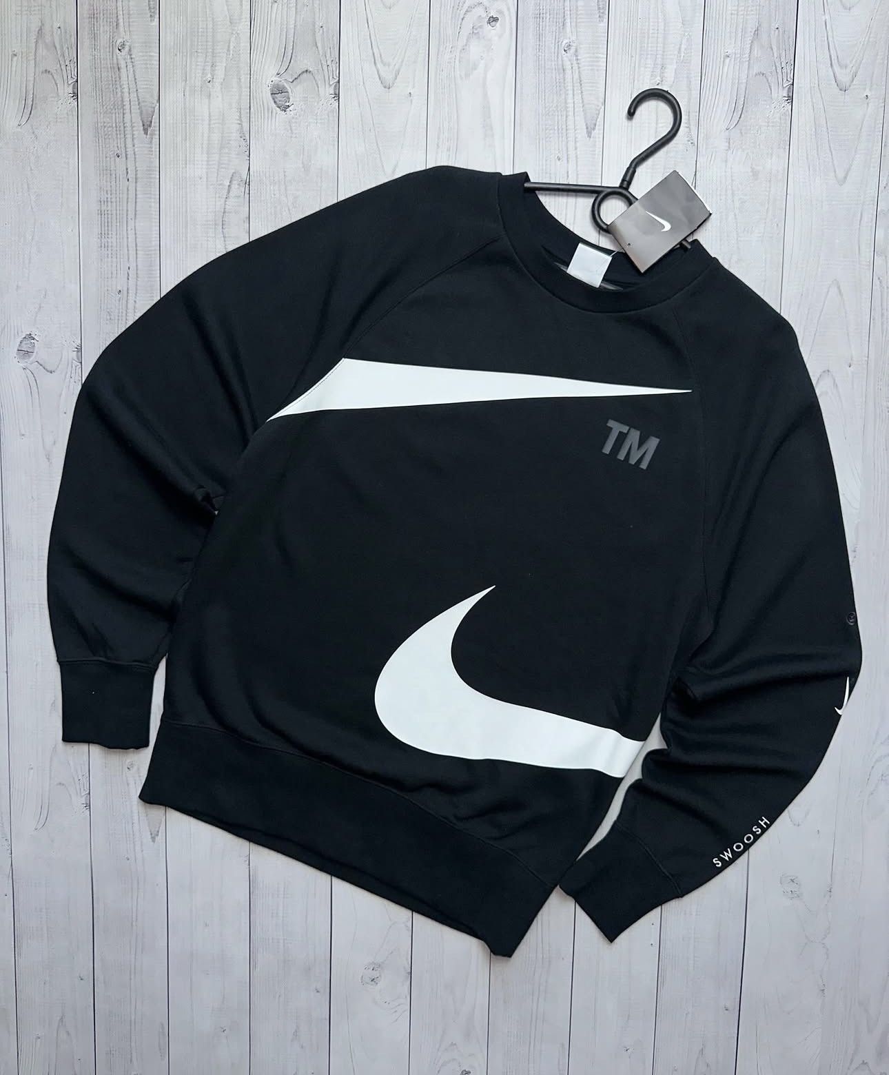 Nike Nike sweatshirt big logo big swoosh size S,M Size US S / EU 44-46 / 1 - 1 Thumbnail