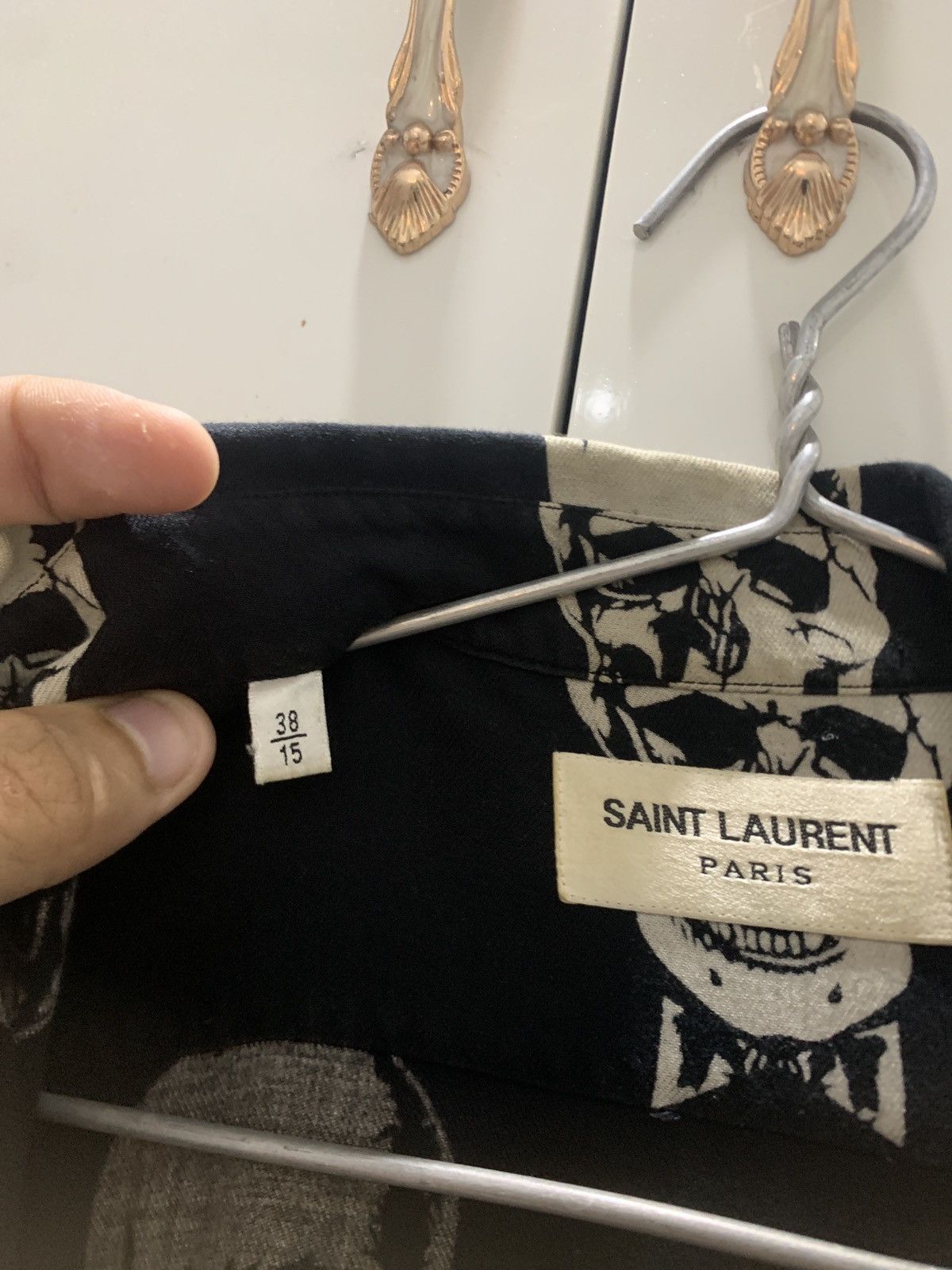 Saint Laurent Paris skull shirt Size US S / EU 44-46 / 1 - 3 Thumbnail