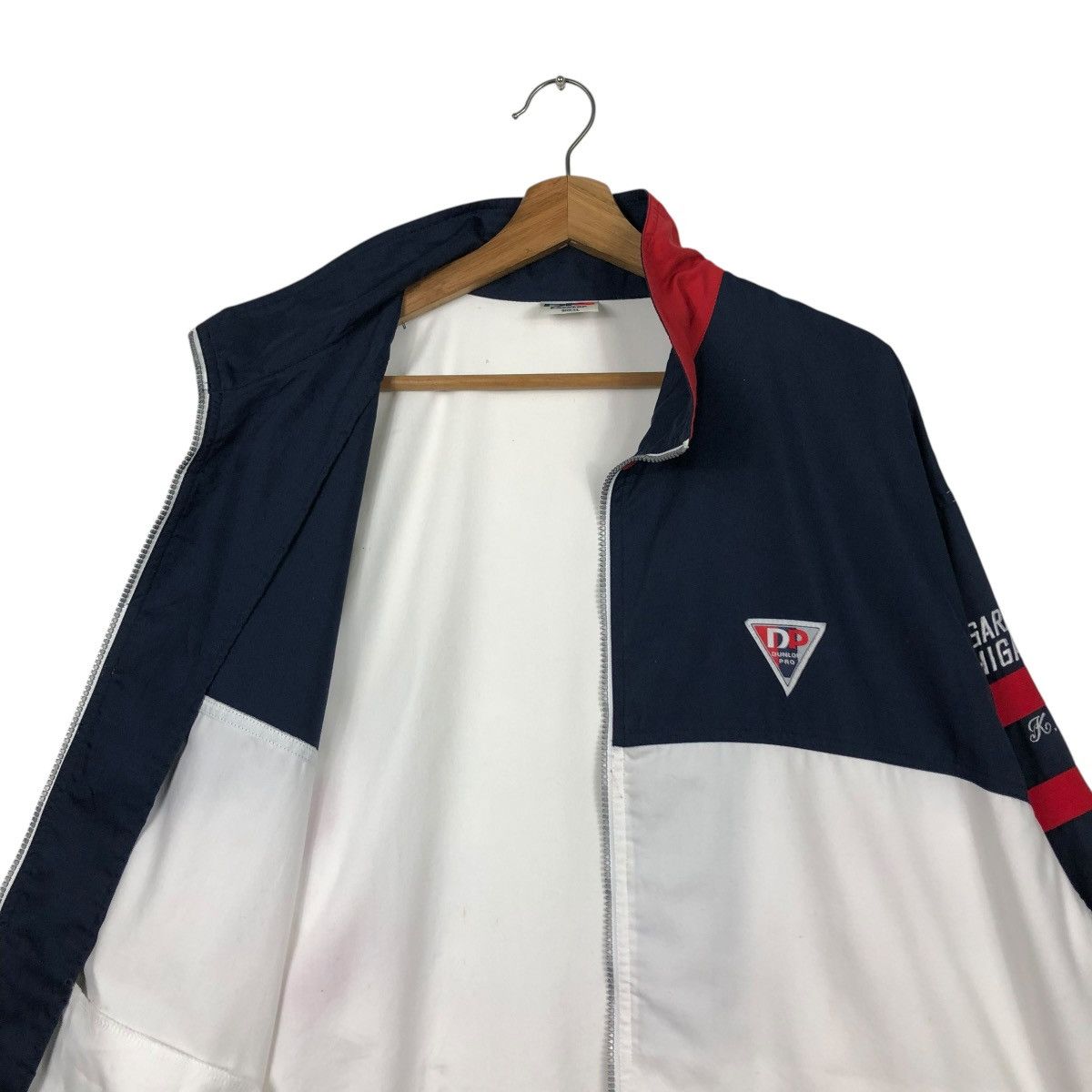 Japanese Brand 🔥VINTAGE ZIPPER LIGHT JACKET RACING DUNLOP BIG LOGO Size US L / EU 52-54 / 3 - 13 Thumbnail