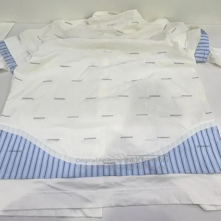 Givenchy Givenchy SS23 Point Collar Logo Print Layered Long. Size US XXS / EU 40 - 9 Thumbnail