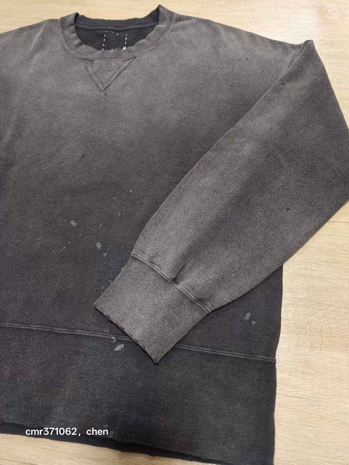 Visvim VISVIM 23SS COURT SWEAT L/S CRASH Black Size 4 Near New Size US XL / EU 56 / 4 - 4 Thumbnail
