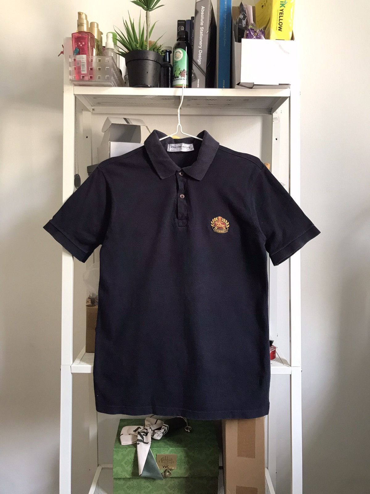 Burberry OFFER ME NOW🔥 VINTAGE Burberry Polo Colar Shirt 🔥 Size US S / EU 44-46 / 1 - 2 Thumbnail