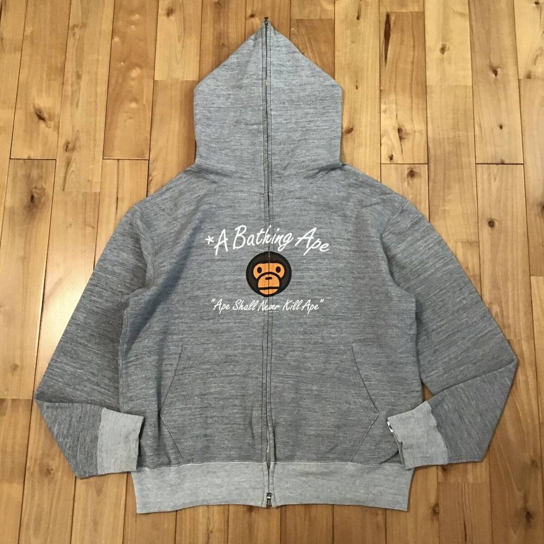 Bape BAPE Milo logo full zip hoodie a bathing ape NIGO Size US M / EU 48-50 / 2 - 1 Thumbnail
