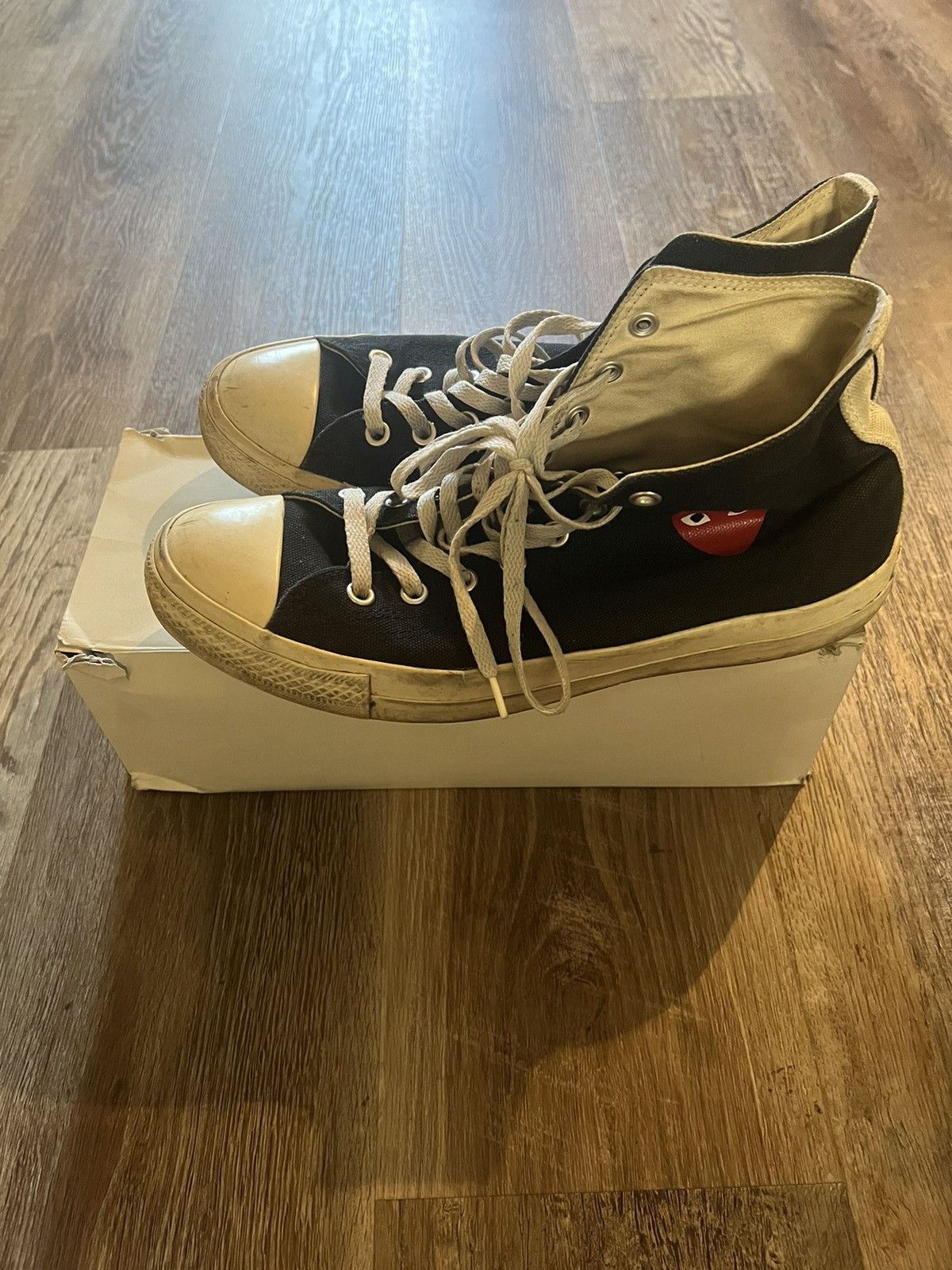 Comme des Garcons Converse play Size US 10 / EU 43 - 3 Thumbnail