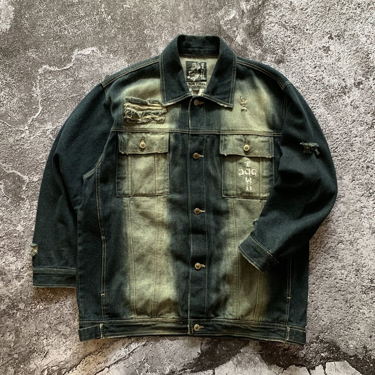 Dogtown DogTown Black Dragon Denim Jacket Size US XL / EU 56 / 4 - 2 Thumbnail