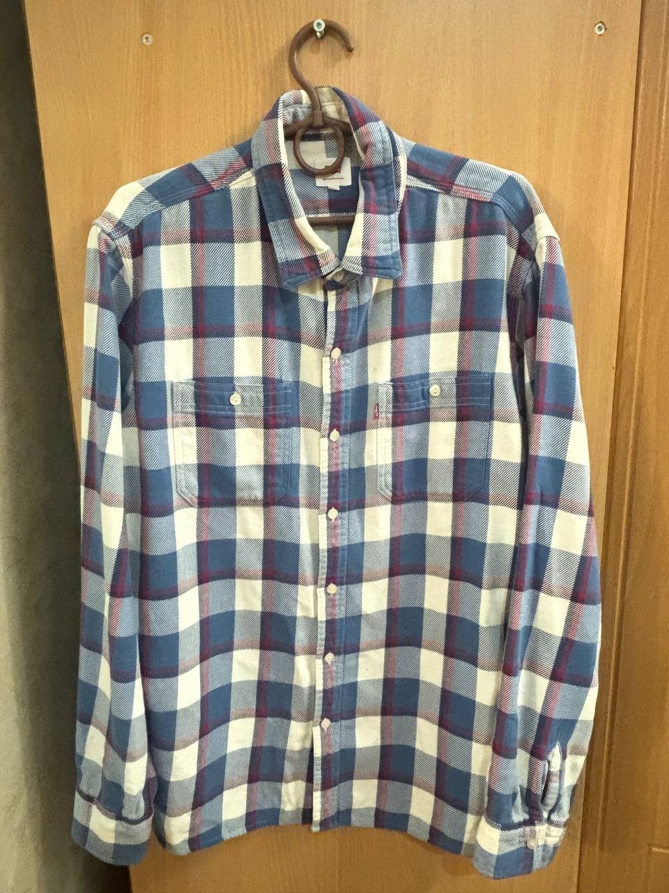 Levi's Levi's Vintage blue checkered shirt size L Size US L / EU 52-54 / 3 - 6 Thumbnail