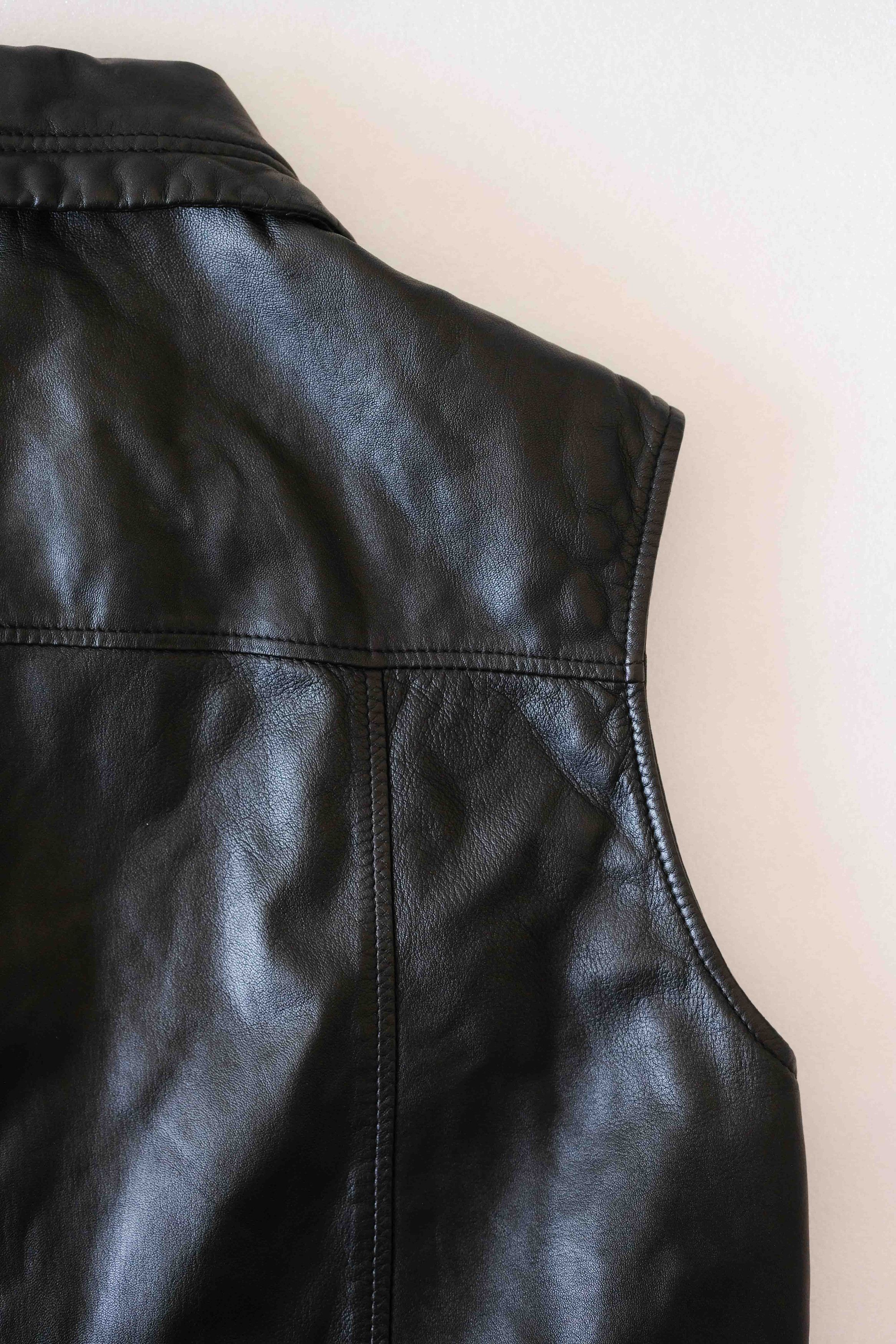 Other Gerry Weber leather biker-style vest Size US L / EU 52-54 / 3 - 5 Thumbnail