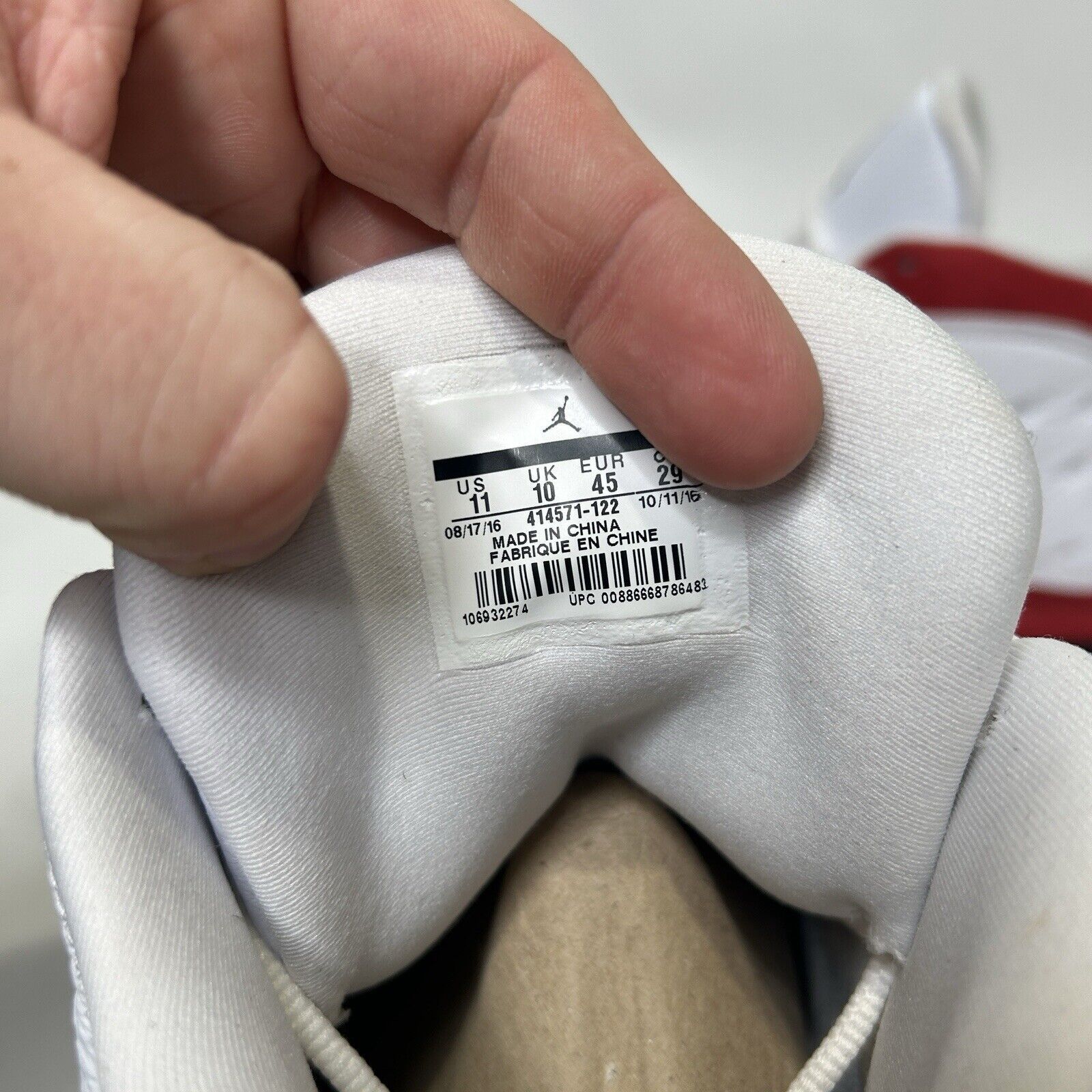 Nike Nike Air Jordan 13 Retro OG “Chicago/White Cherry Red” 2024 Size US 11 / EU 44 - 8 Thumbnail