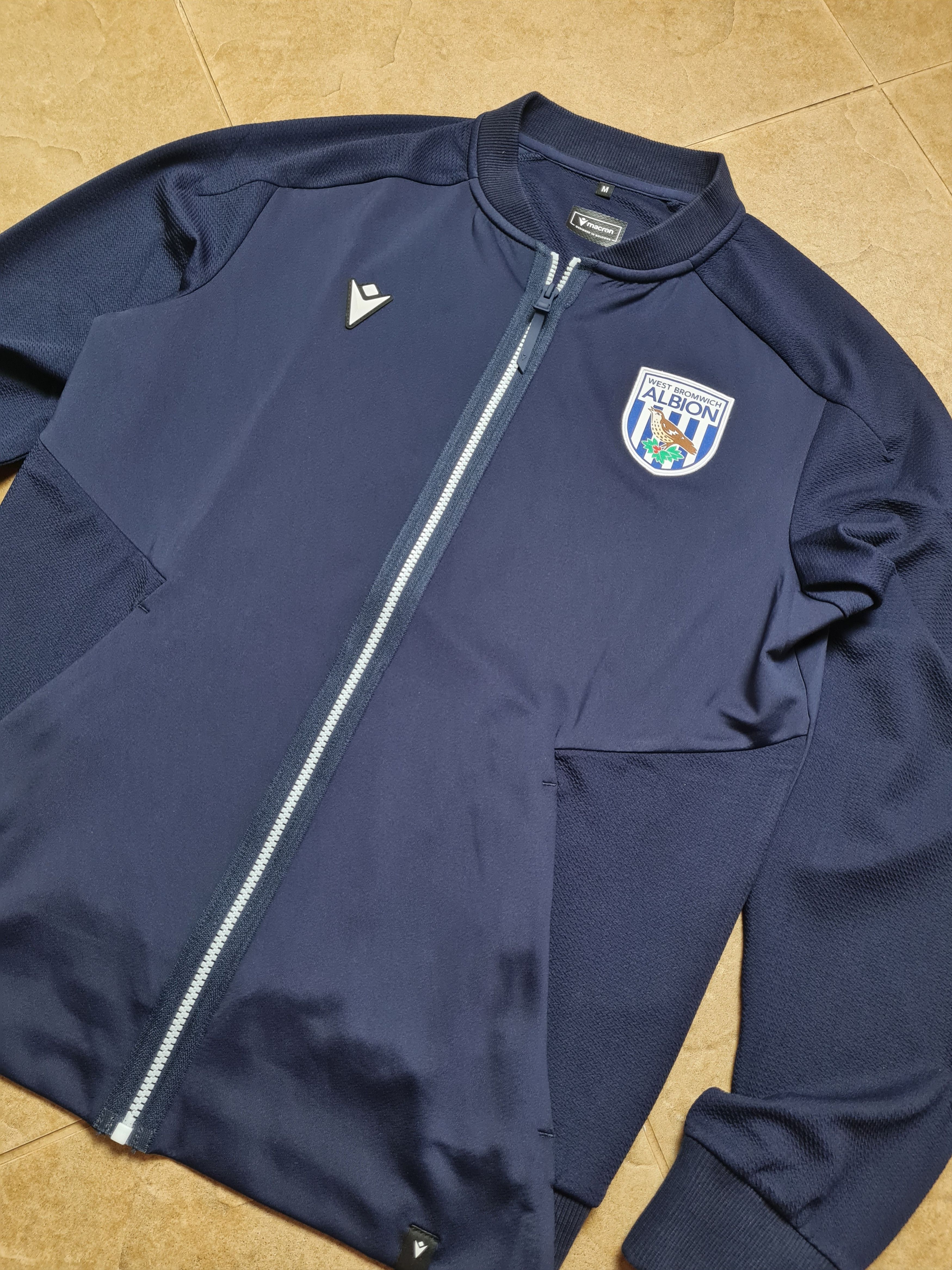 Macron Official West Brom WBA Macron Player Training Top Jacket Size US M / EU 48-50 / 2 - 16 Thumbnail