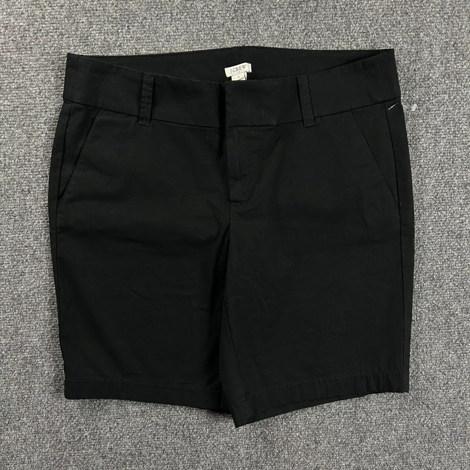 J.Crew J Crew Shorts Womens 8 Black Chino Casual Hook & Eye Cotton Size 30" / US 8 / IT 44 - 1 Thumbnail